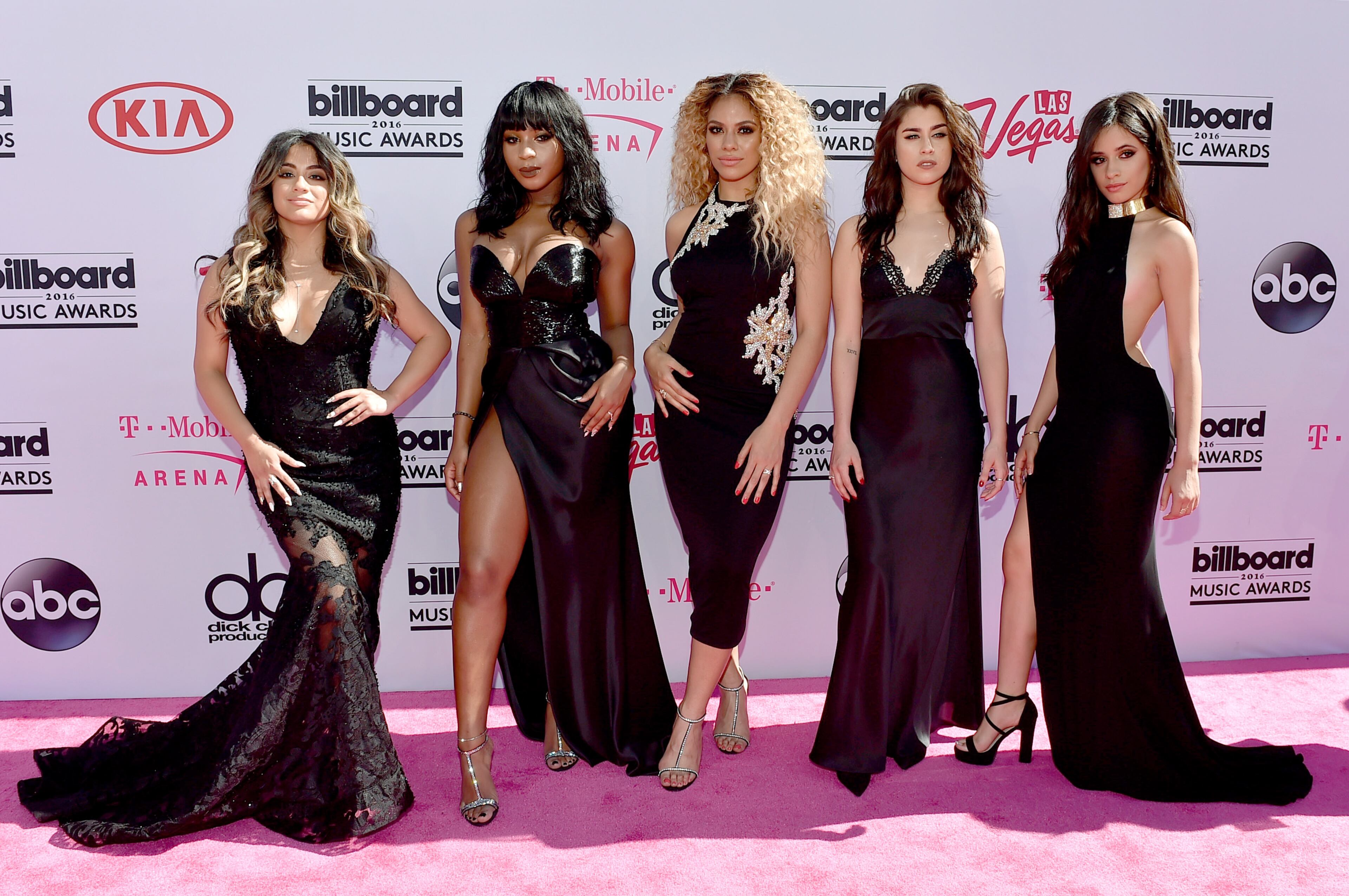 LAS VEGAS, NV - MAY 22: (L-R) Recording artists Ally Brooke, Normani Hamilton, Dinah-Jane Hansen, Lauren Jauregui and Camila Cabello of Fifth Harmony attend the 2016 Billboard Music Awards at T-Mobile Arena on May 22, 2016 in Las Vegas, Nevada. (Photo by David Becker/Getty Images)