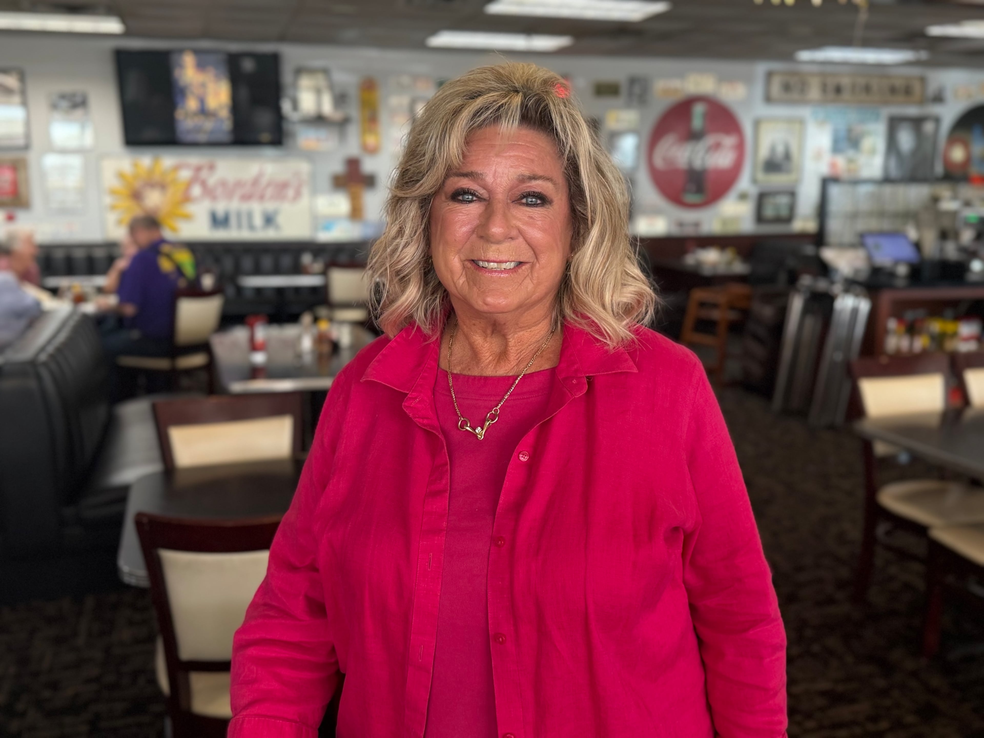 Christal Prince is one of dozens of Bowie County, Texas residents who are fighting local data center developments. A proposed nearby project by a firm linked to Georgia GOP gubernatorial nominee Rick Jackson is at the center of their frustration. (Greg Bluestein/AJC)