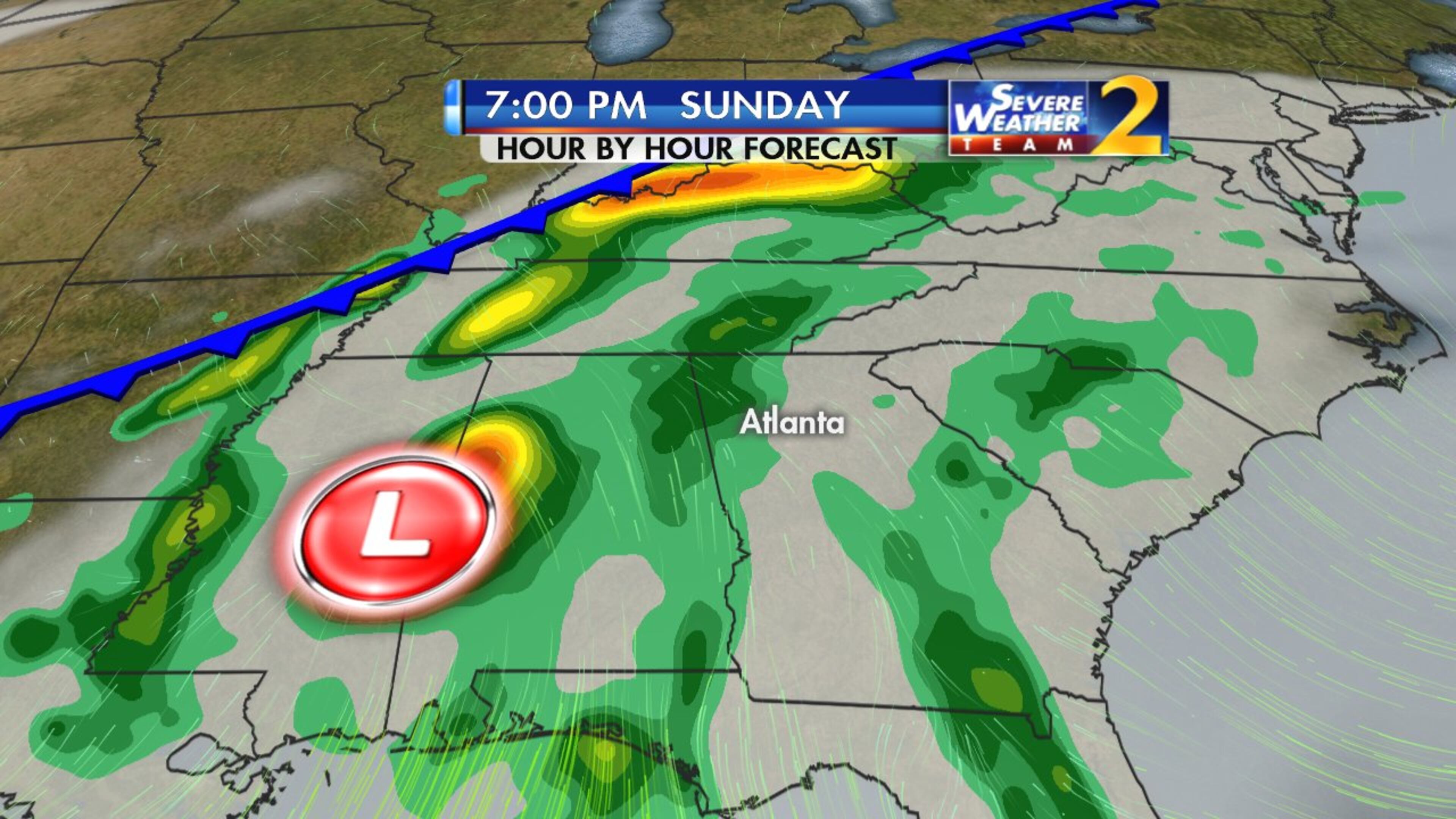 Tropical Storm Nate is expected to bring wind and rain to Georgia Sunday and Monday.