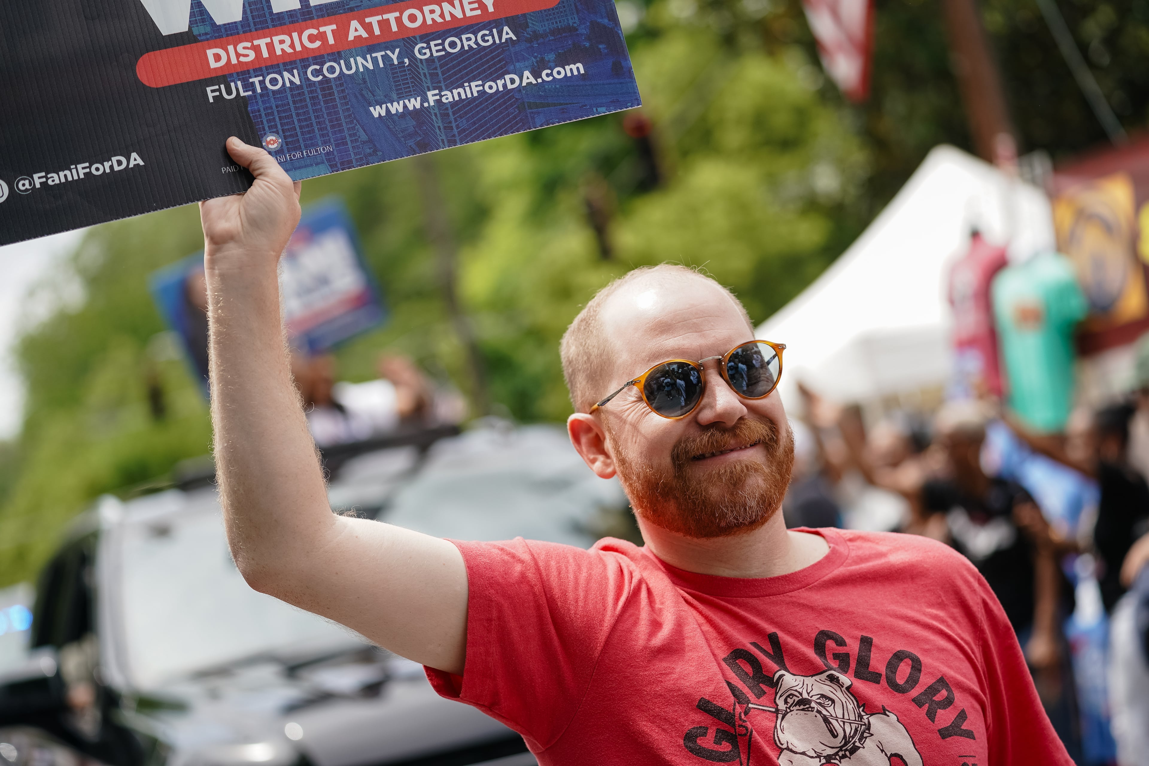 Charlie Bailey, former Democratic candidate for lieutenant governor, campaigned for Fulton County District Attorney Fani Willis last year.