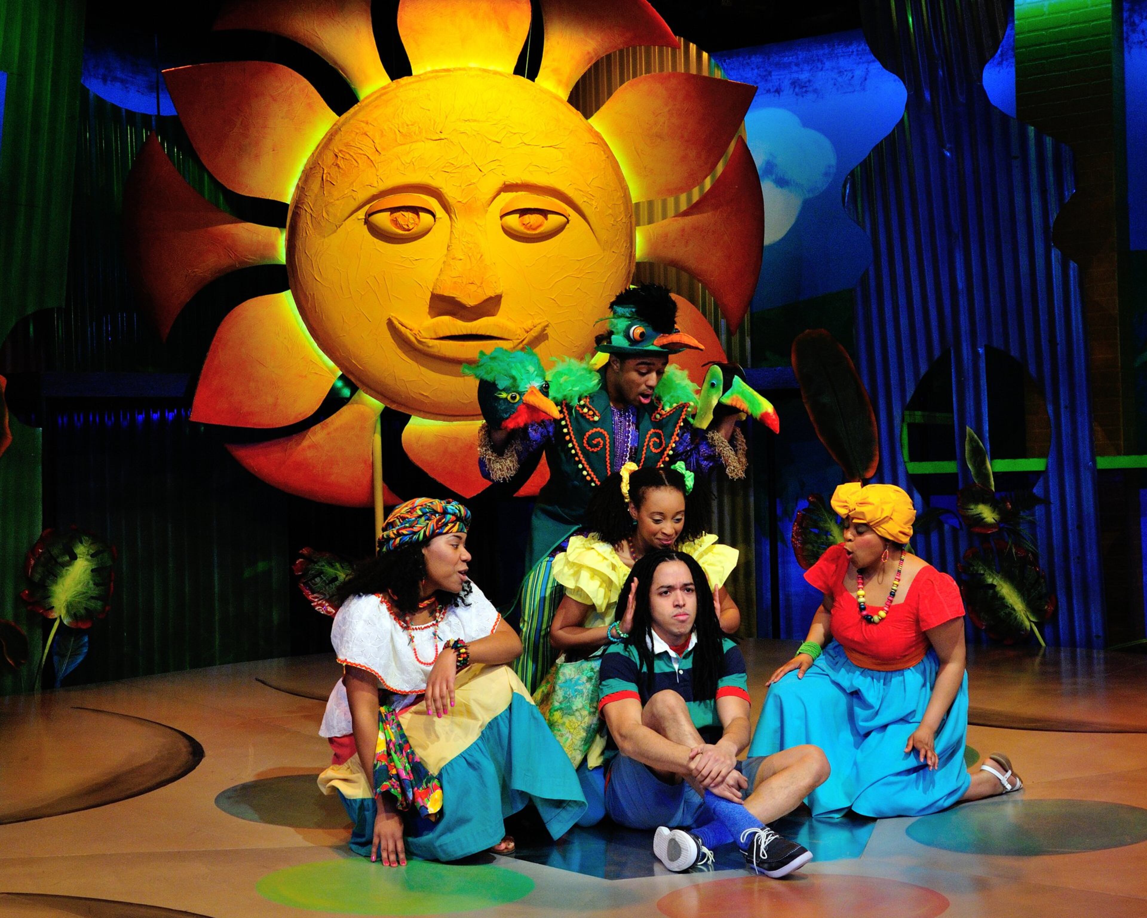 “Three Little Birds, ” a Reggae children’s musical, is based on the story by Cedella Marley, daughter of Bob Marley. CONTRIBUTED PHOTO BY PETER-DEAN-RICKARDS