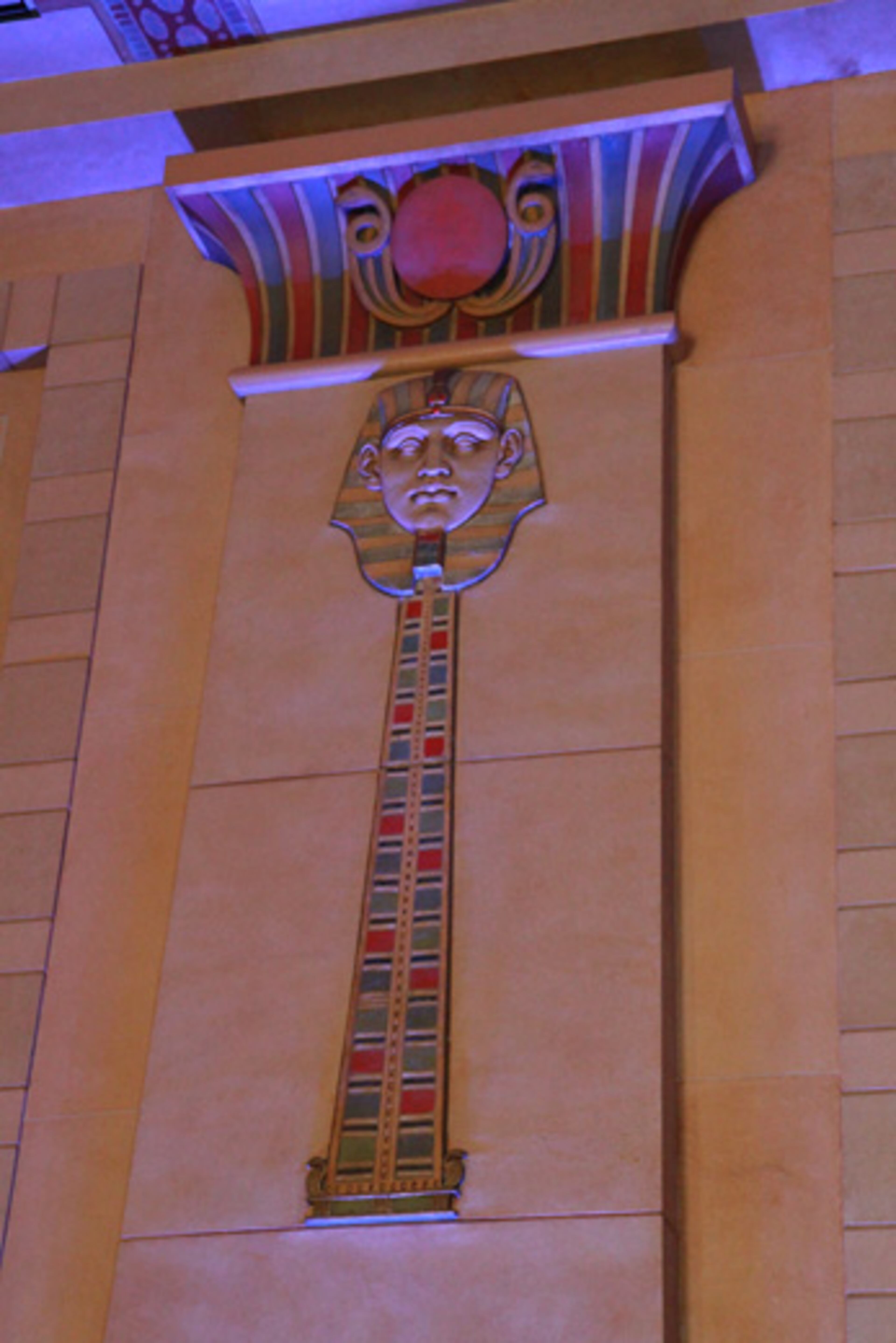 Every room in the Fox reflects inspiration from ancient Egypt and the Middle East - from the authentic hieroglyphics on the ceiling in the Egyptian ballroom to the auditorium designed to look like an open courtyard of a Middle Eastern palace.