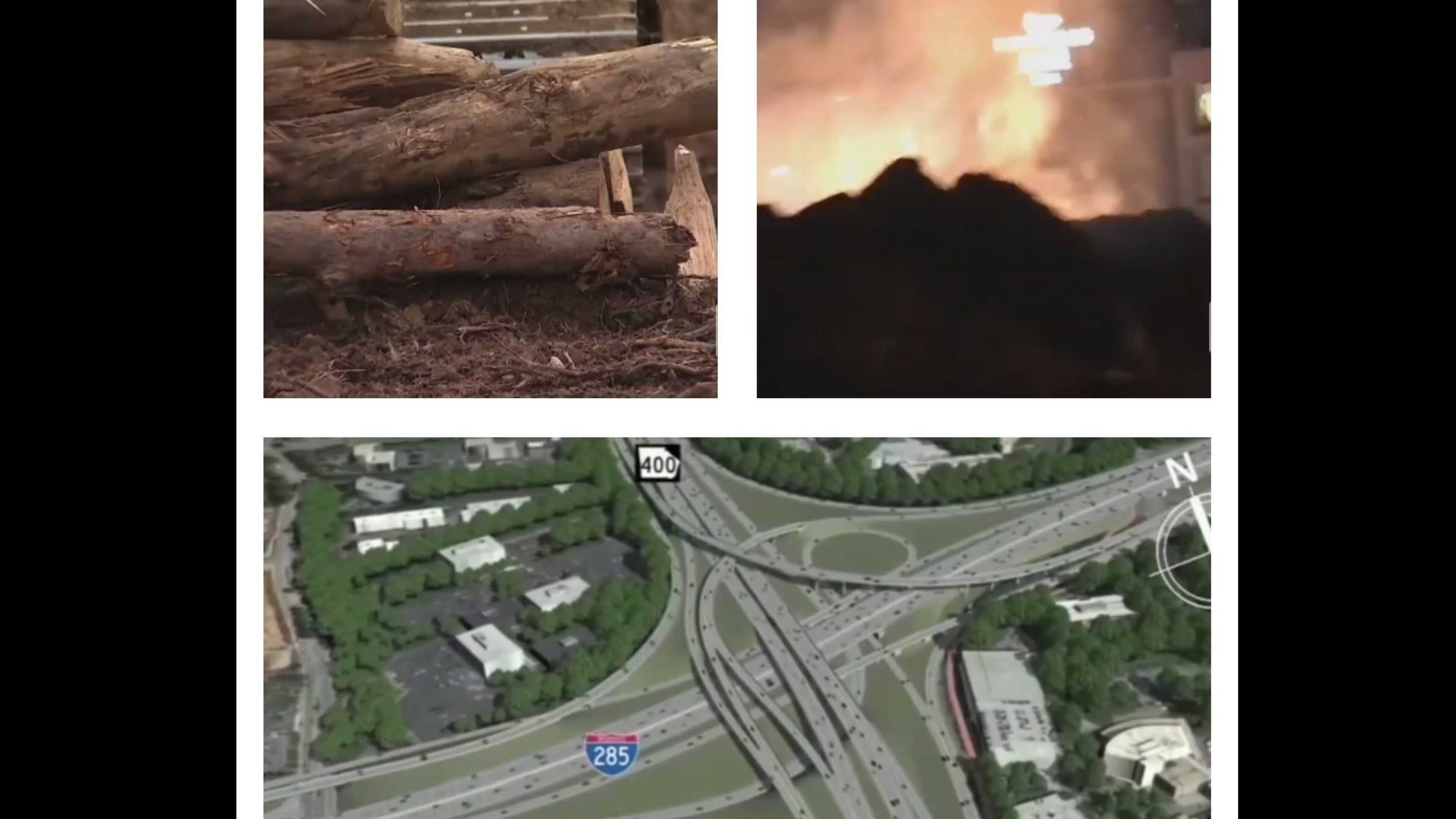 GDOT says the cause of a tree fire near a highway in December is still unclear. A local man who took video of it says he knows the reason.