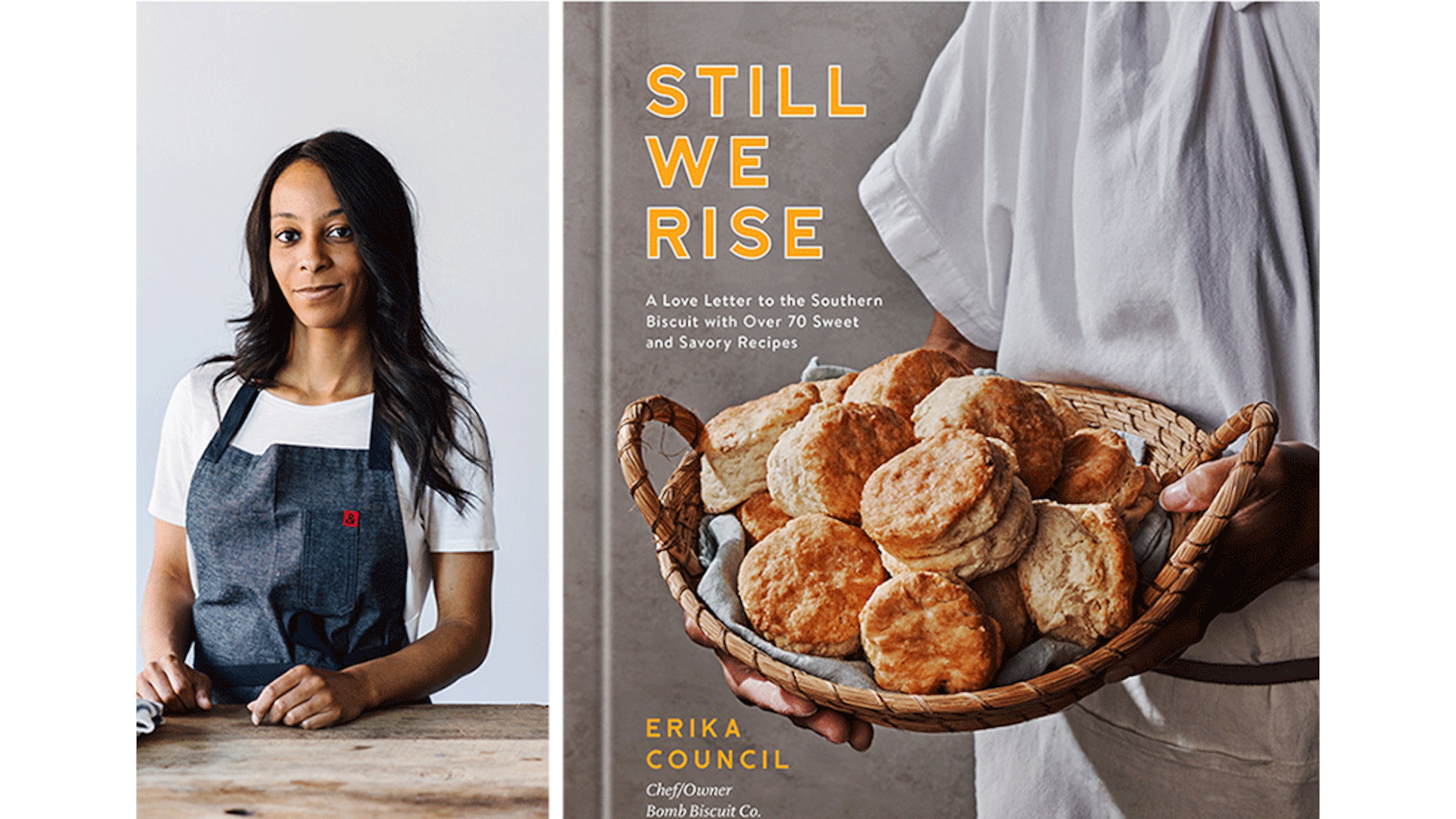 Erika Council, chef and owner of Bomb Biscuit Company, is the author of “Still We Rise: A Love Letter to the Southern Biscuit With Over 70 Sweet and Savory Recipes” (Clarkson Potter, $26). Courtesy
