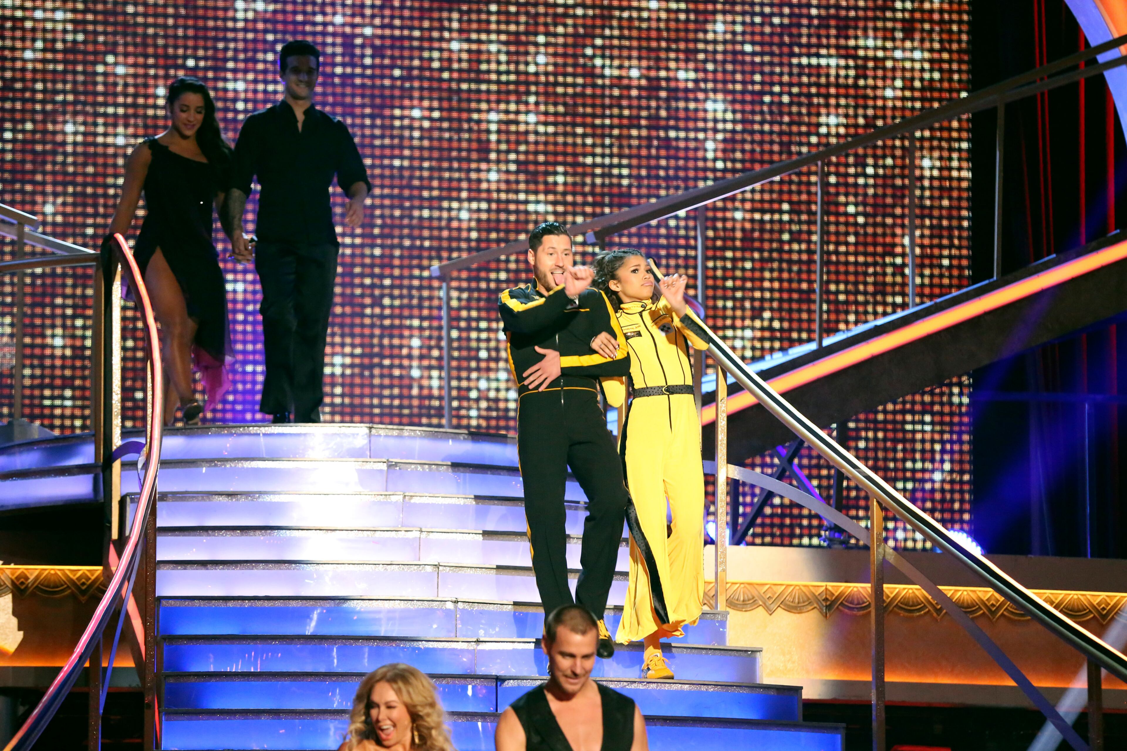 Zendaya and Val Chmerkovskiy scored a 55 out of 60.