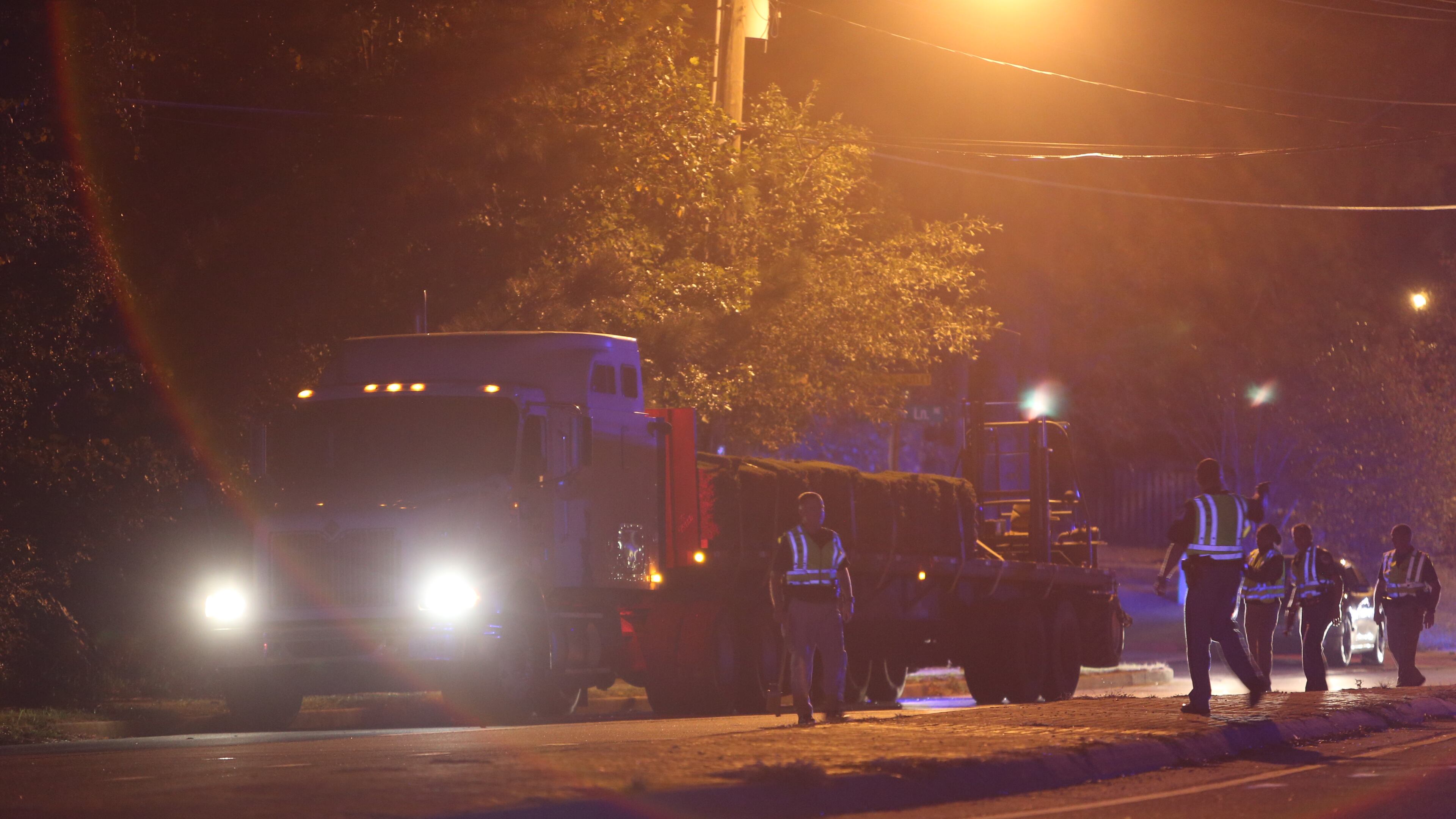 Cobb police were on the scene Tuesday night of a car crash on East Piedmont Road that trapped one of the drivers involved.