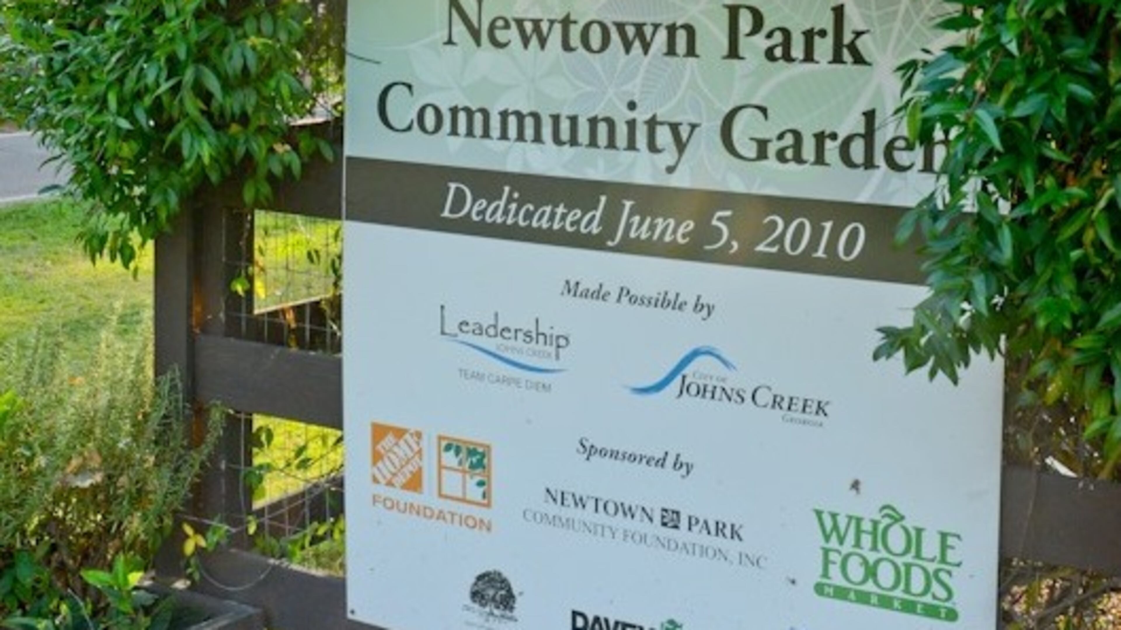 Johns Creek’s Community Garden at Newtown Park will open the application process for a chance to reserve a small garden plot Feb. 15 through March 15. (Courtesy City of Johns Creek)