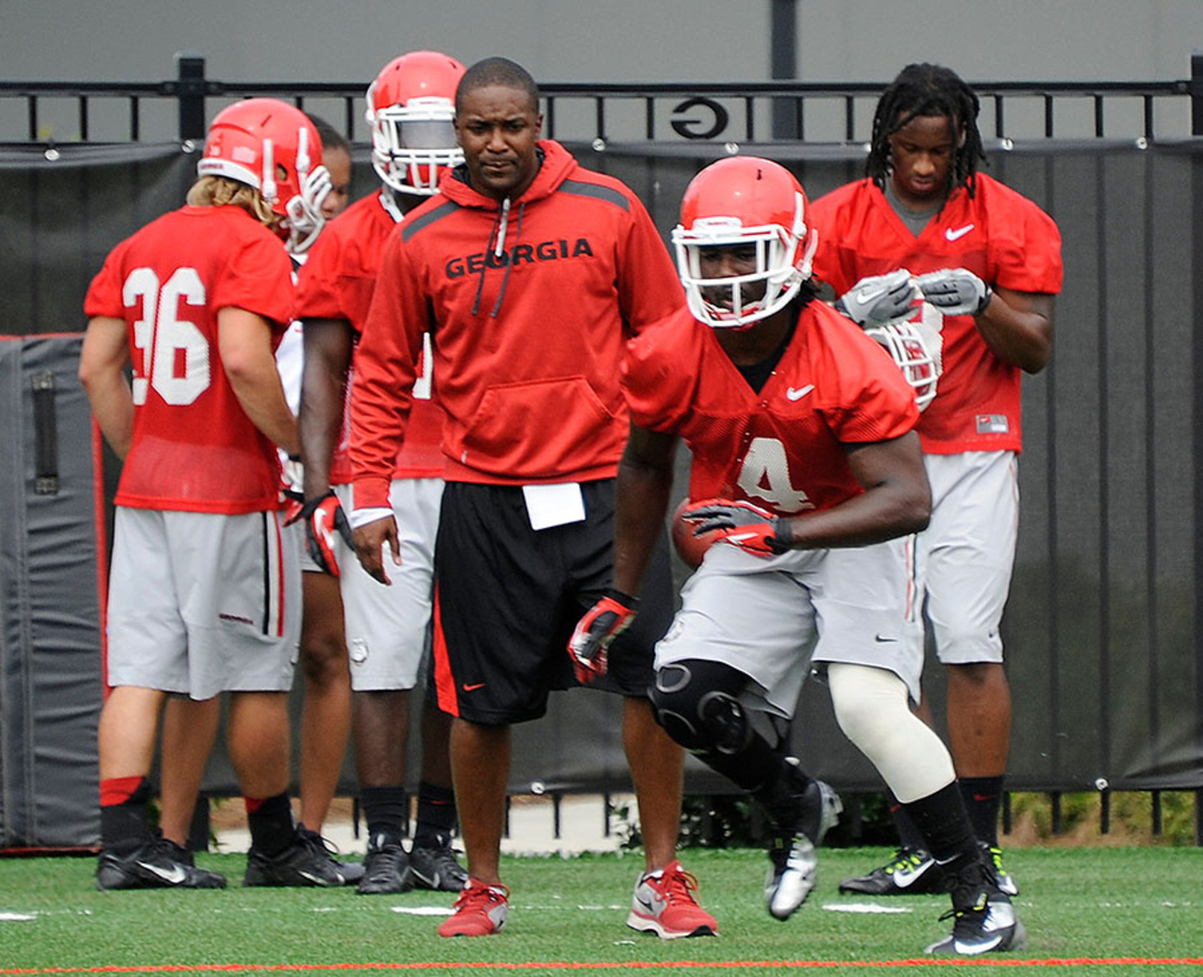 Keith Marshall appeared in just five games, making one start, last season after suffering a season-ending torn ACL. Marshall, a junior, has 1,005 rushing yards on 173 carries in 19 games over two seasons.