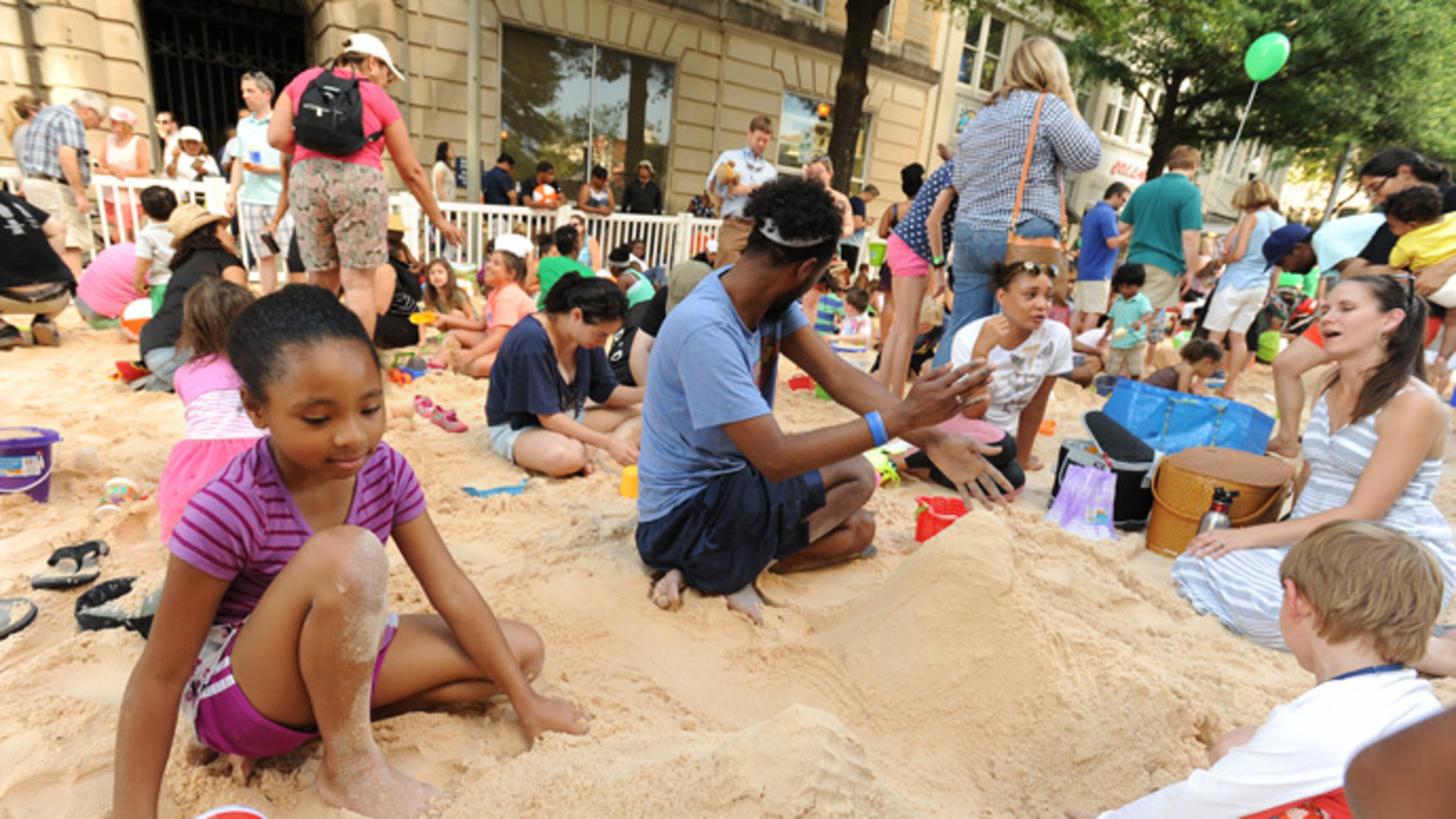 The beach party is a popular event in Decatur every year.