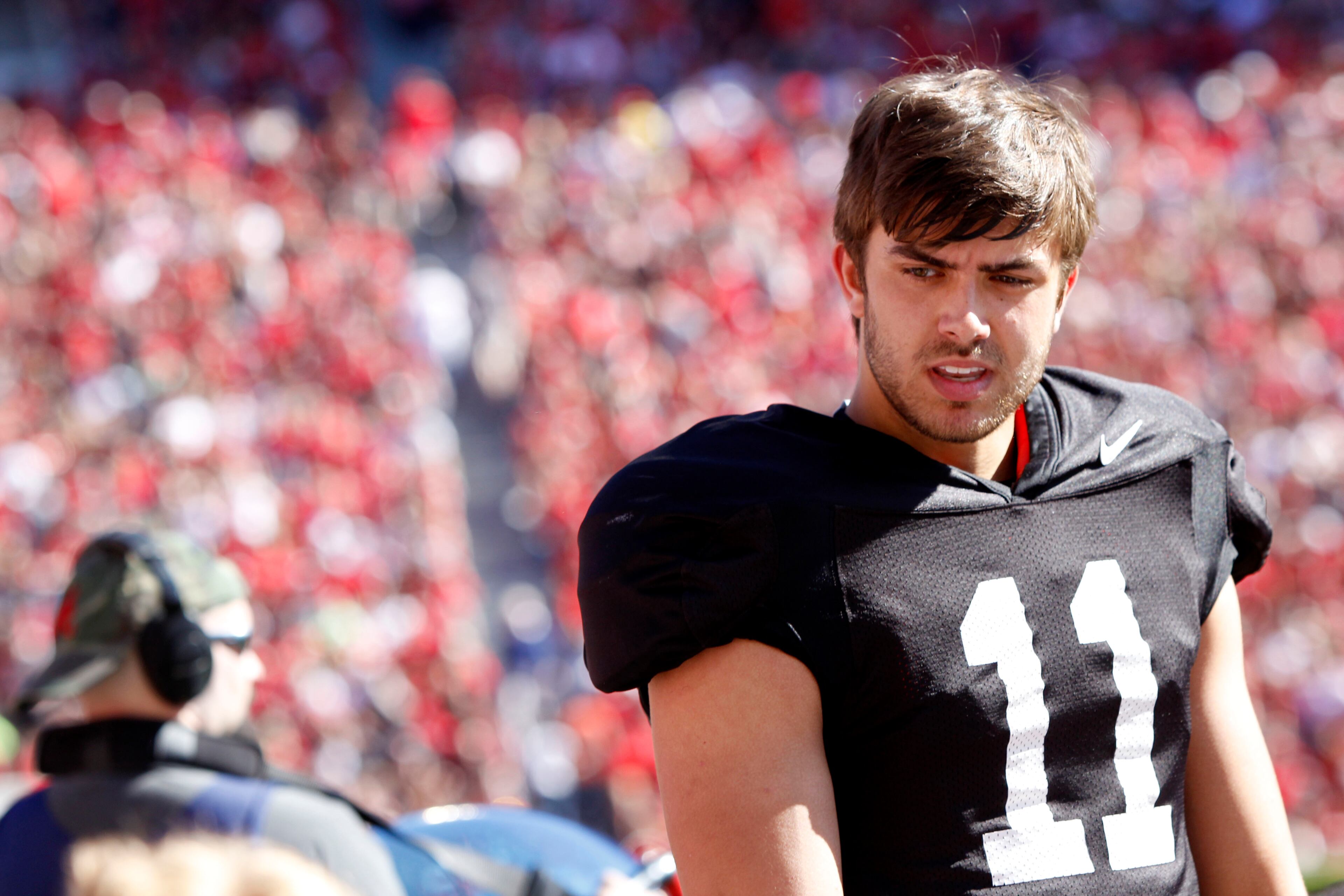 April 16, 2016 Athens - Georgia quarterback Greyson Lambert (11) during the 2016 Georgia Bulldogs G-Day game at Sanford Stadium. TAYLOR CARPENTER / TAYLOR.CARPENTER@AJC.COM