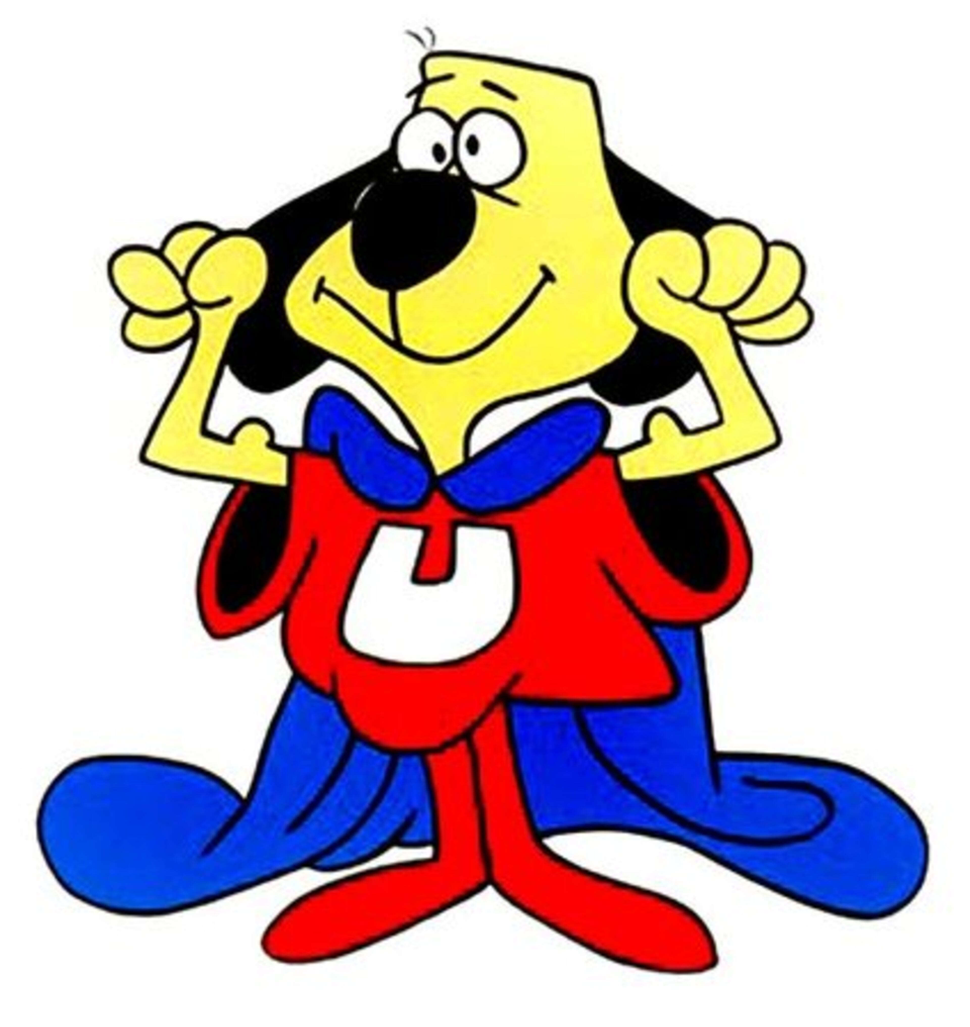 ... Underdog. "Have no fear... UNDERDOG is here!" What's not to love? (Also, that's a pretty snazzy cape.)