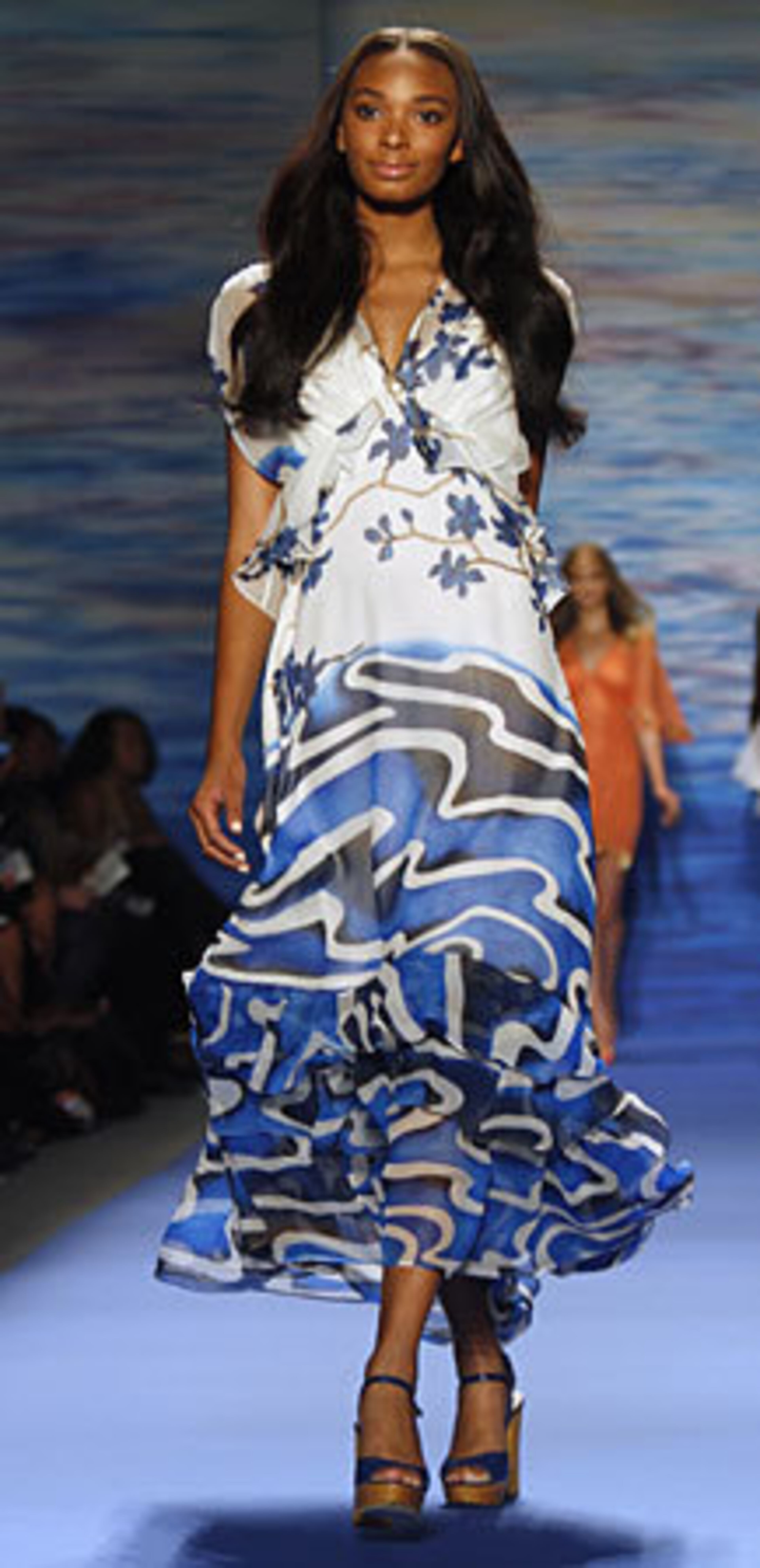 Fashion from Tracy Reese Spring 2011 collection is modeled Monday Sept. 13, 2010, during Fashion Week in New York.