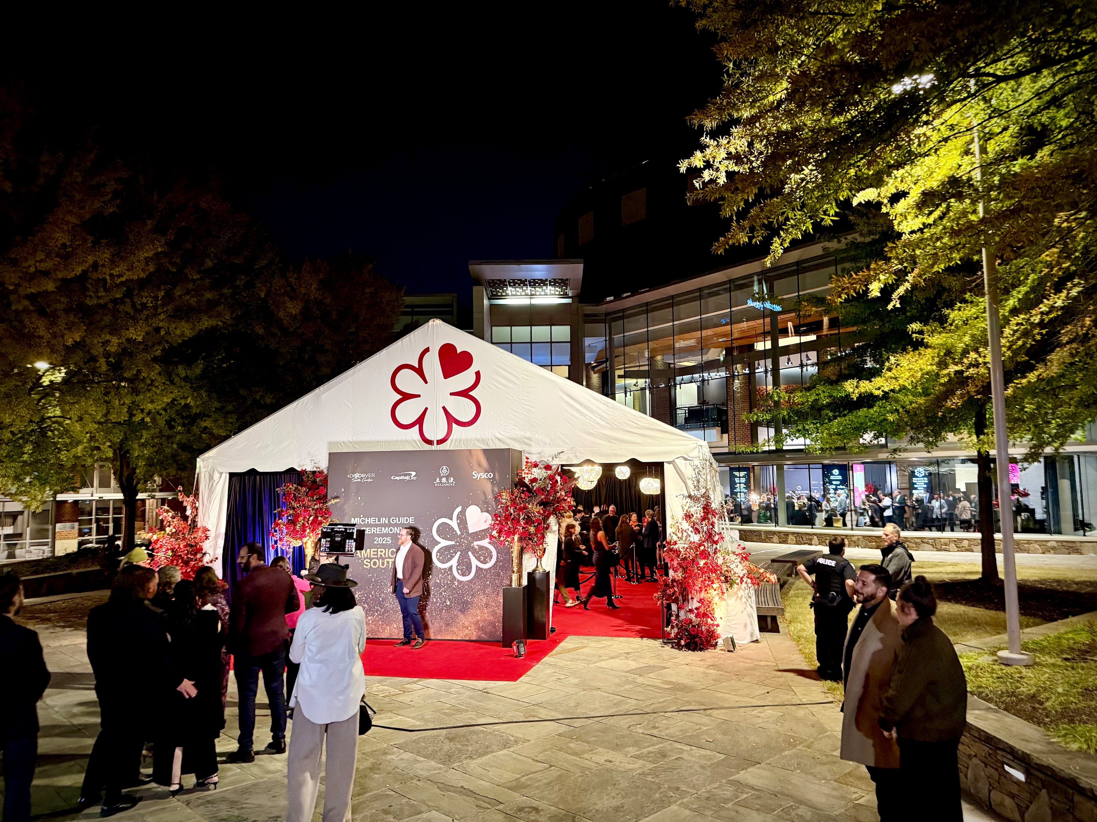 The Michelin Guide American South 2025 ceremony was held Monday at the Peace Center Concert Hall in downtown Greenville, South Carolina.