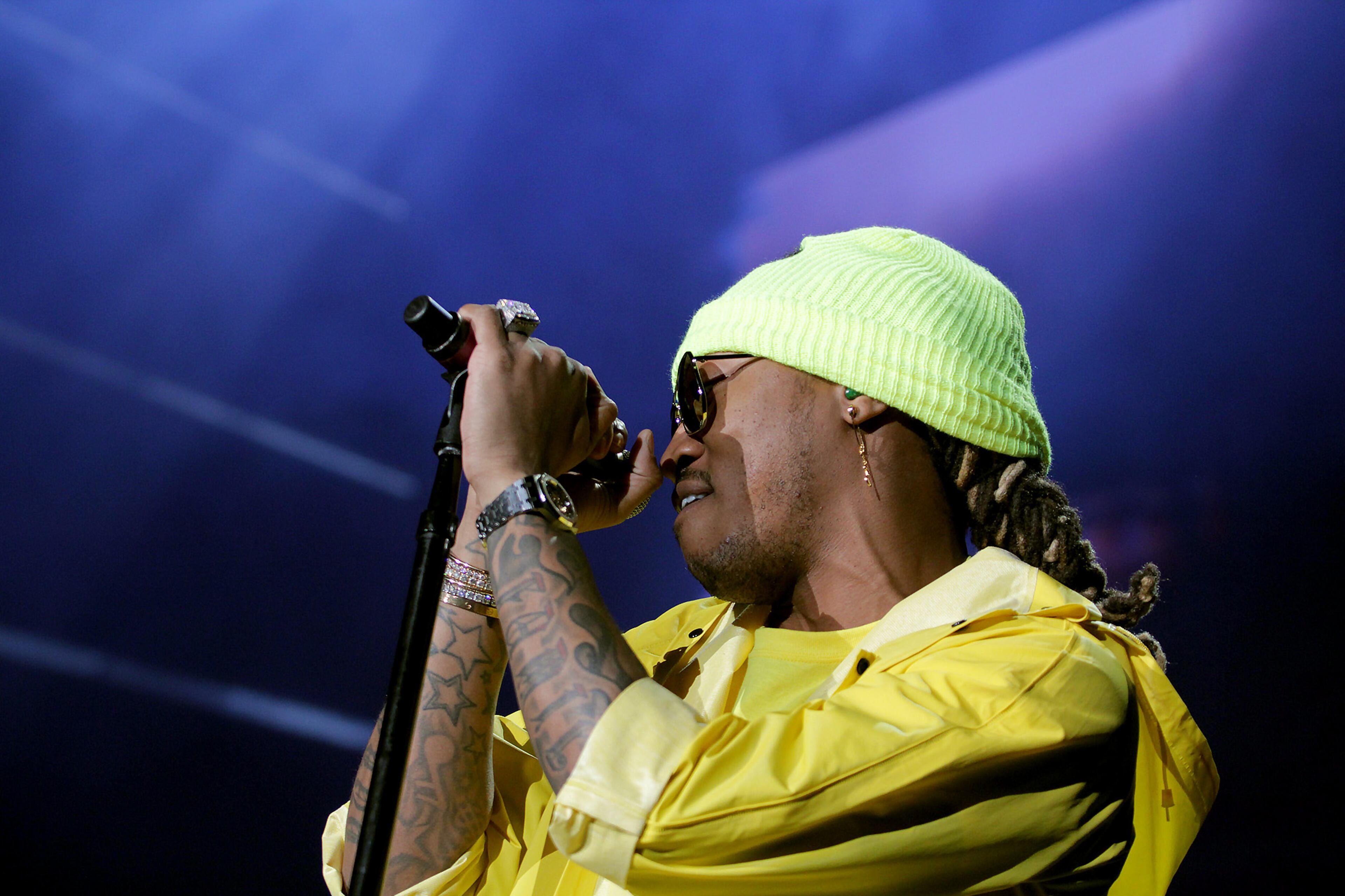 May 5, 2017 - ATLANTA: Atlanta rapper Future, aka Future Hendrix brings his "No One's Safe tour to the Lakewood Amphitheater on Friday, May 5, 2017. (Akili-Casundria Ramsess/Eye of Ramsess Media)