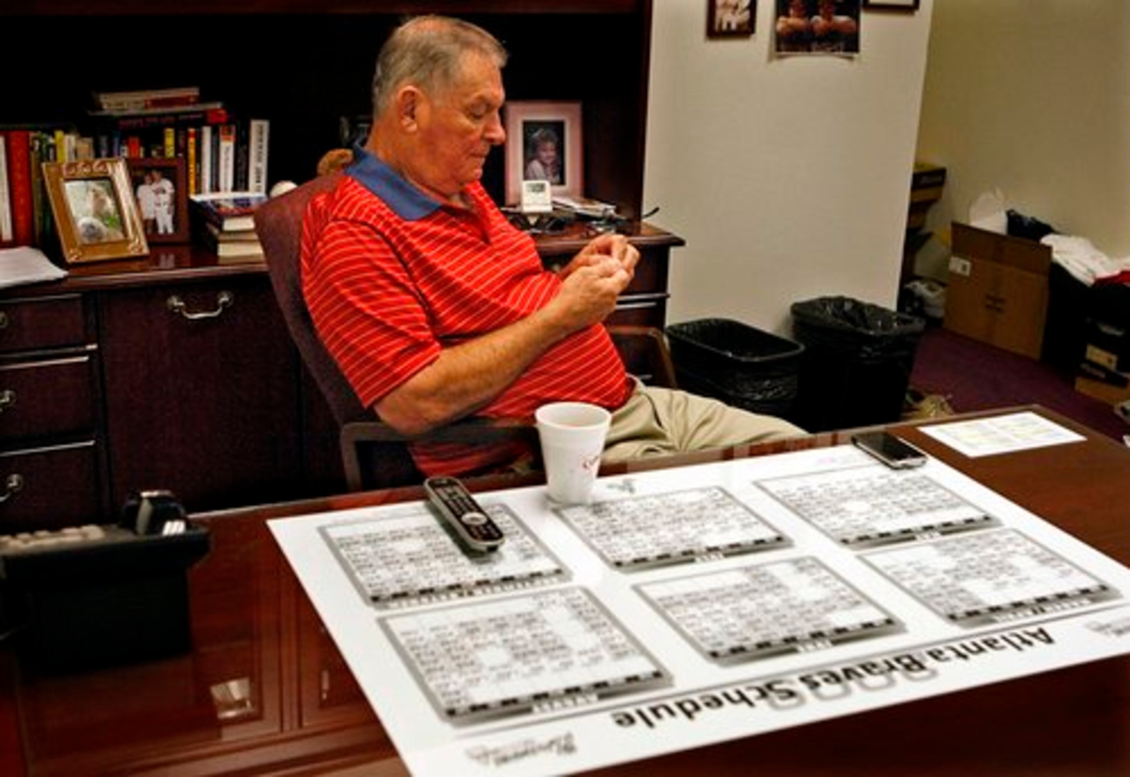 Braves manager Bobby Cox looks ahead to the 2010 season, which he has said will be his last as the Braves' manager.