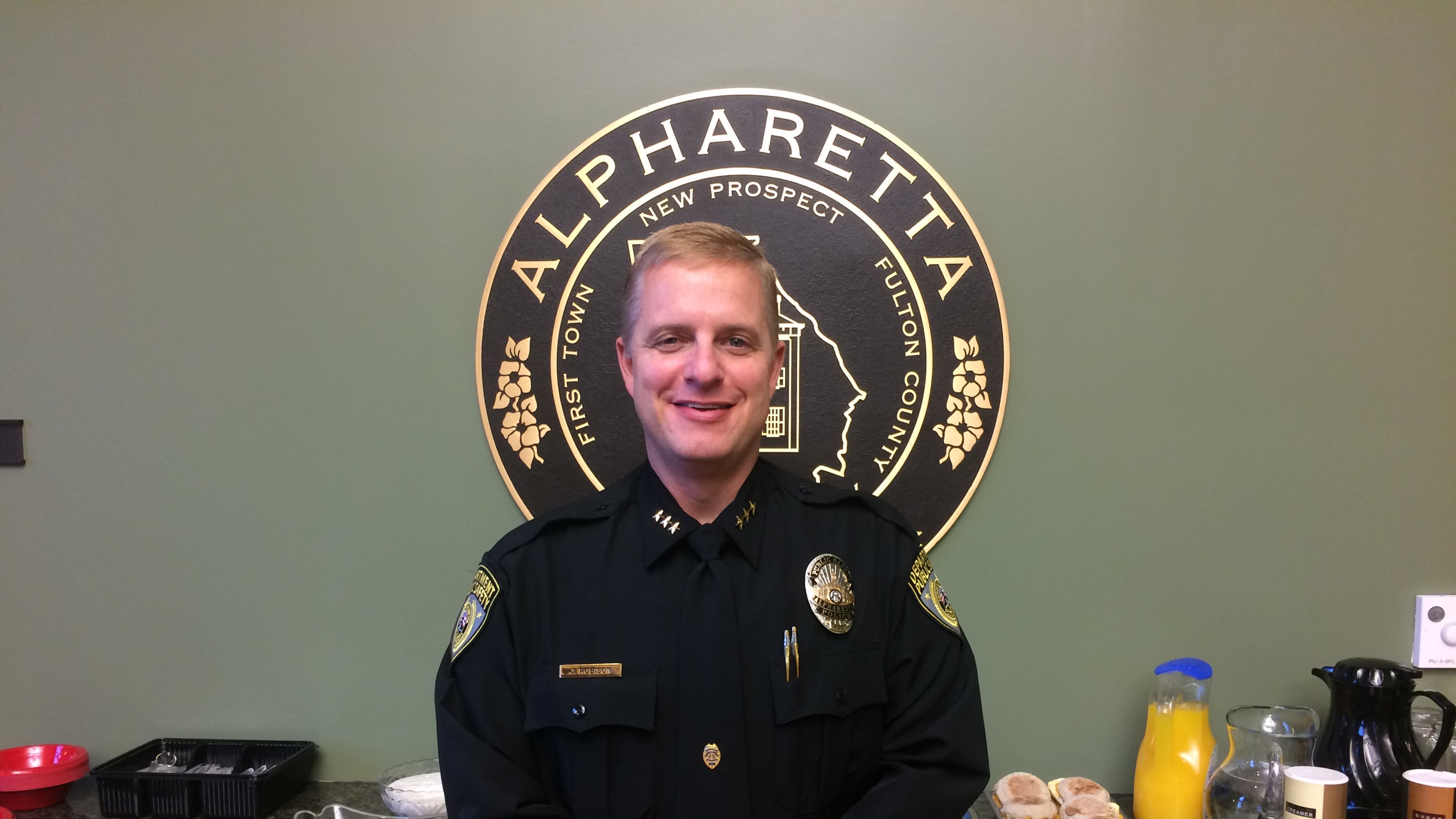 Alpharetta’s new director of public safety, John Robison, considers his profession “a calling” and a passion.