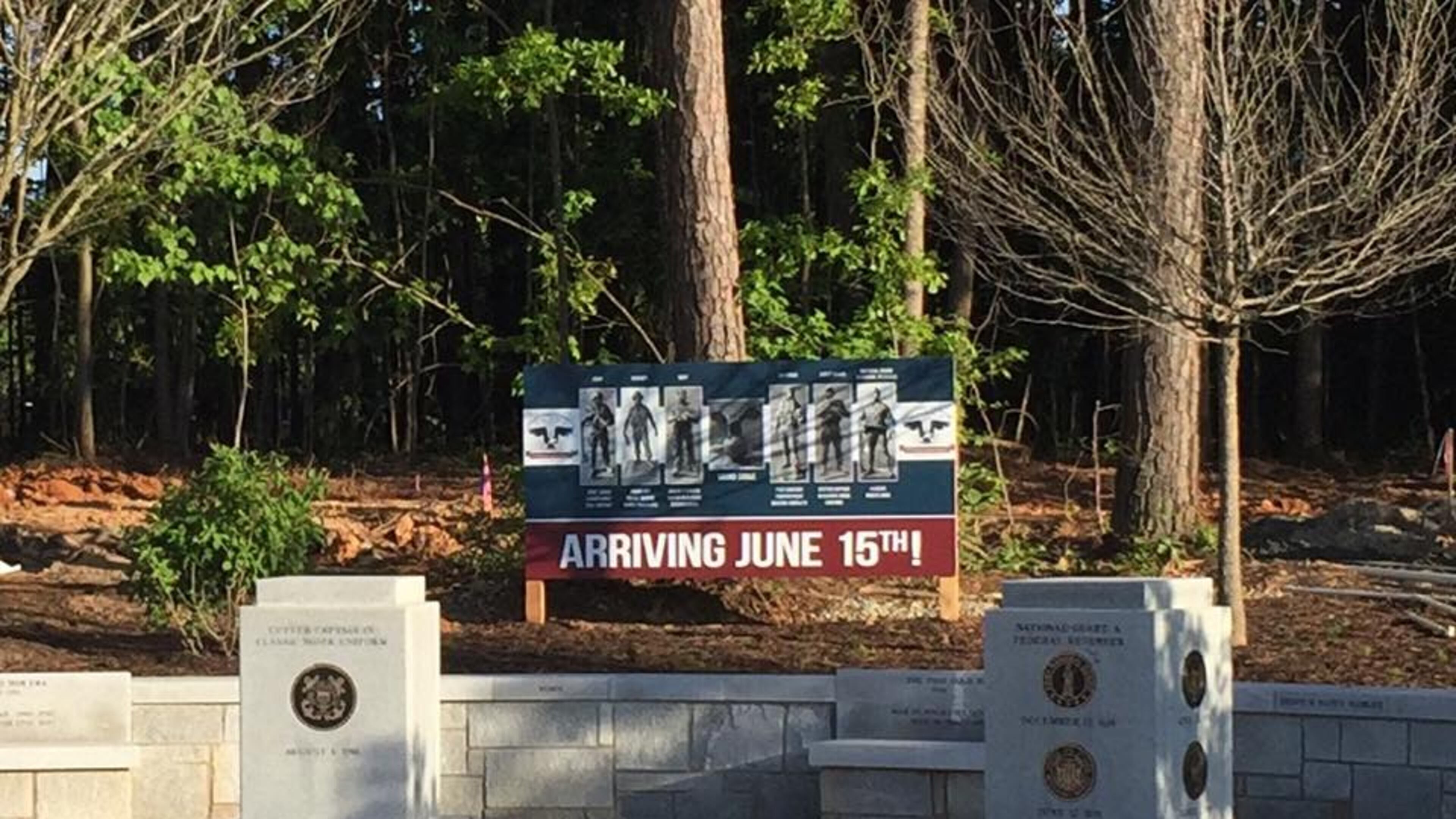 Peachtree Corners will dedicate the city’s new Veterans Monument and unveil the military sculptures at 10 a.m. Saturday, June 15 on the Town Green at the city’s new Town Center. (Courtesy Peachtree Corners Veterans Monuments Association)