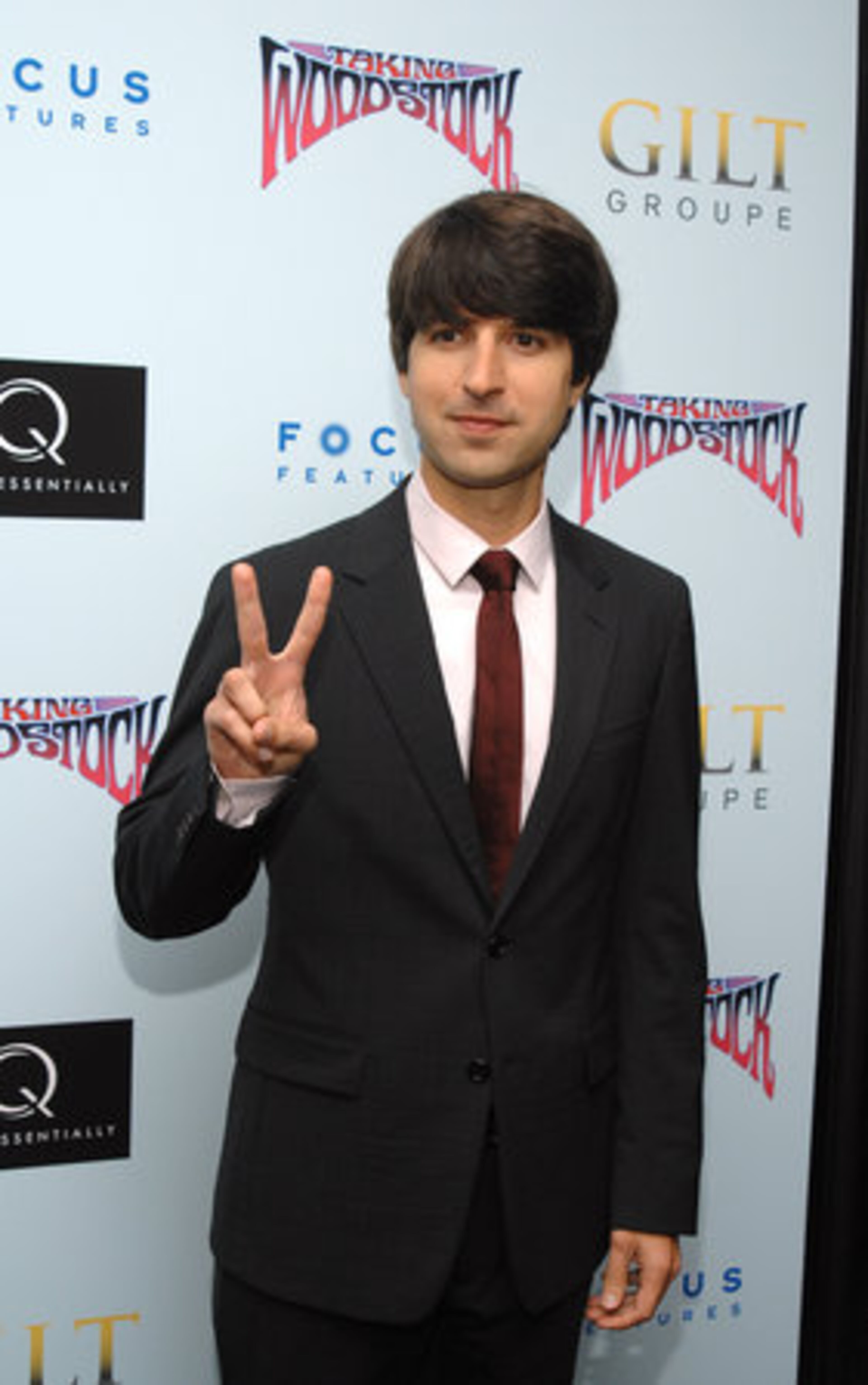 COMEDIAN/ACTOR Demetri Martin plays the aspiring interior designer whose musical fest permit in upstate New York made Woodstock possible.