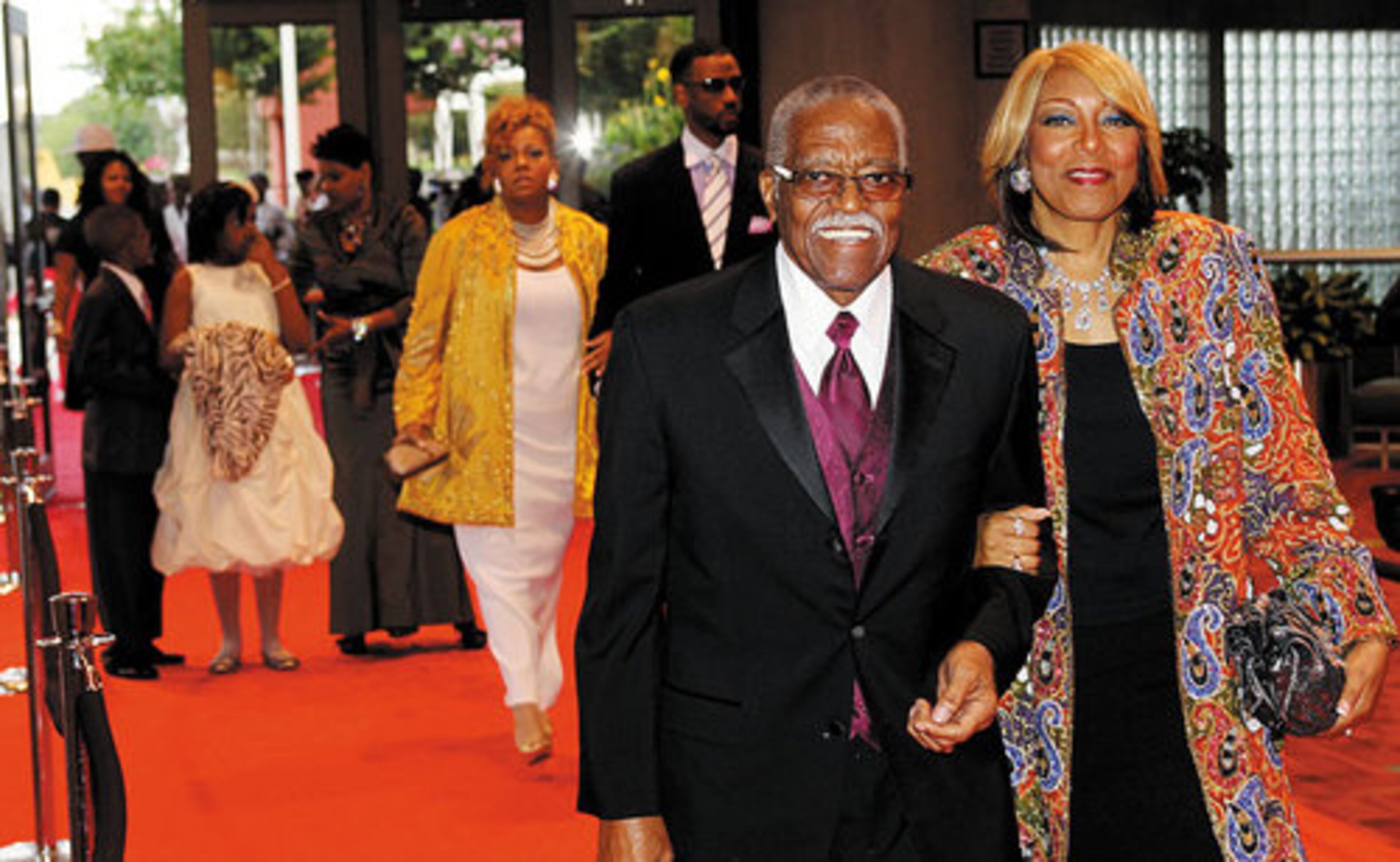 Honoree Bishop T.A. Body and his wife Darlene.