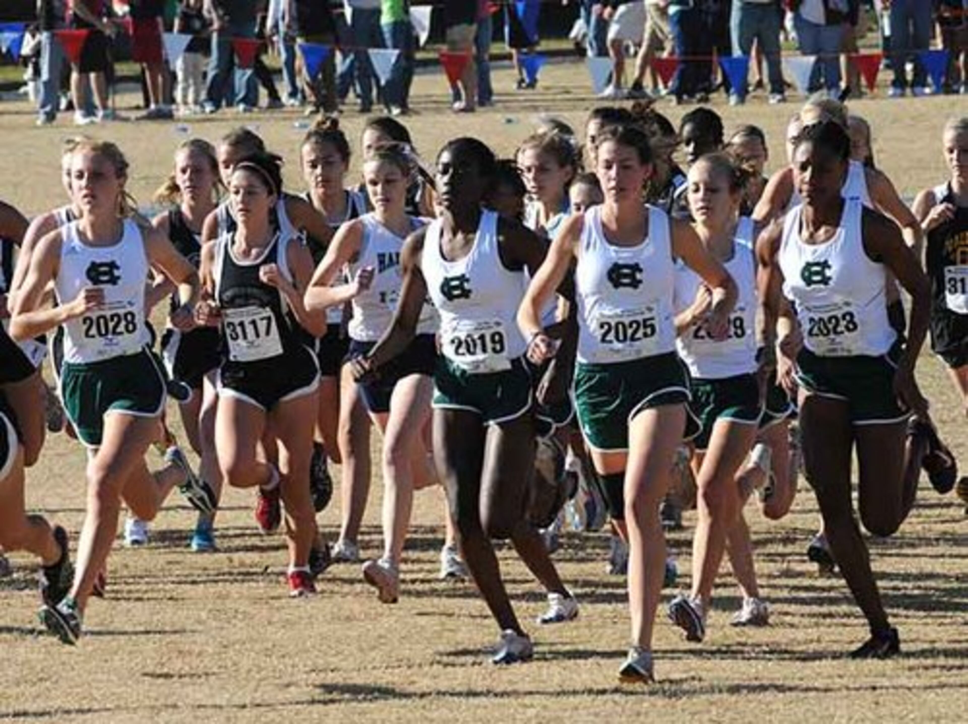 The Collins Hill girls team won the championship with a team time of 1:34:43.84.