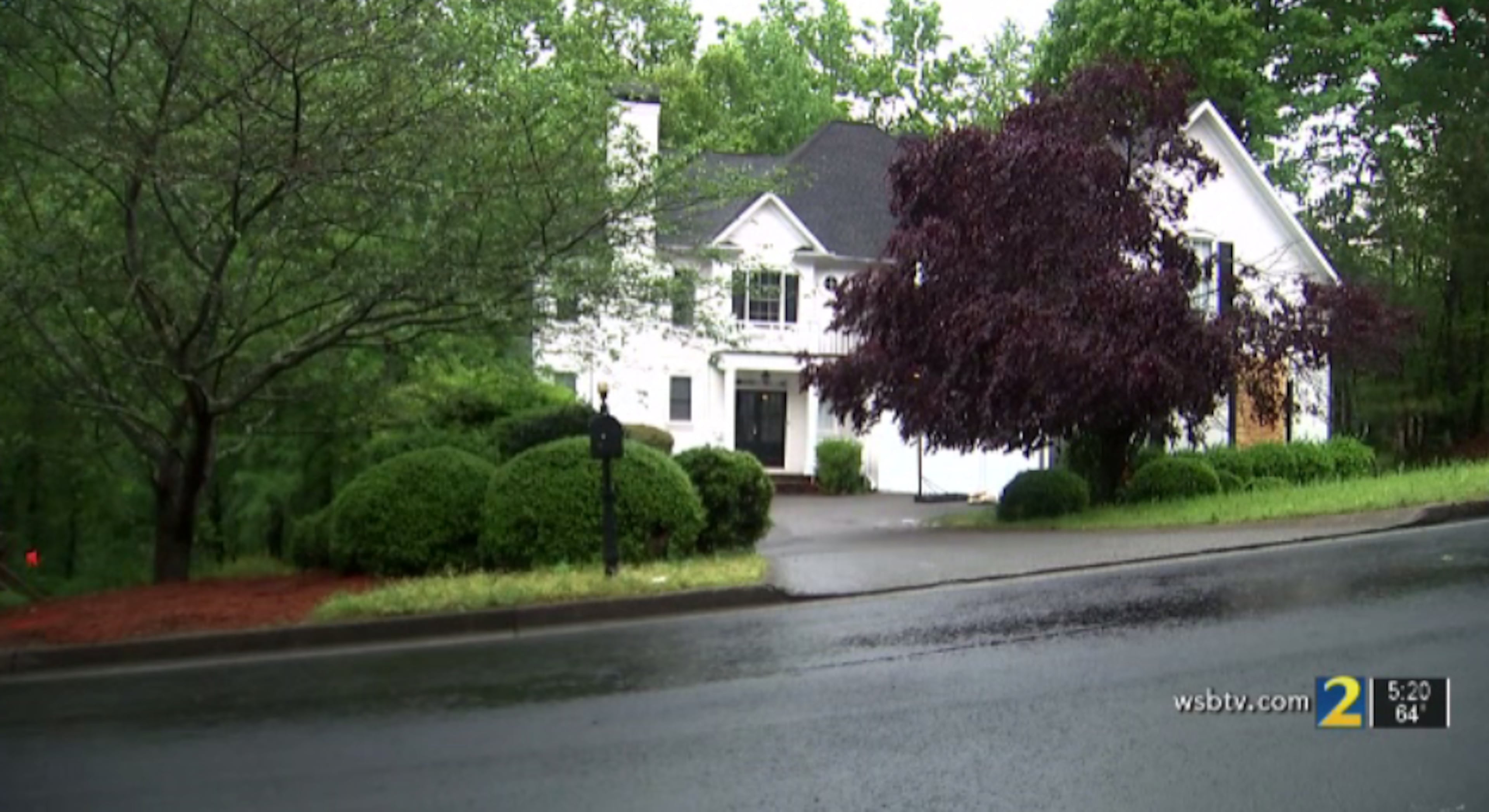 This is the home that officers raided in Sandy Springs on April 21.