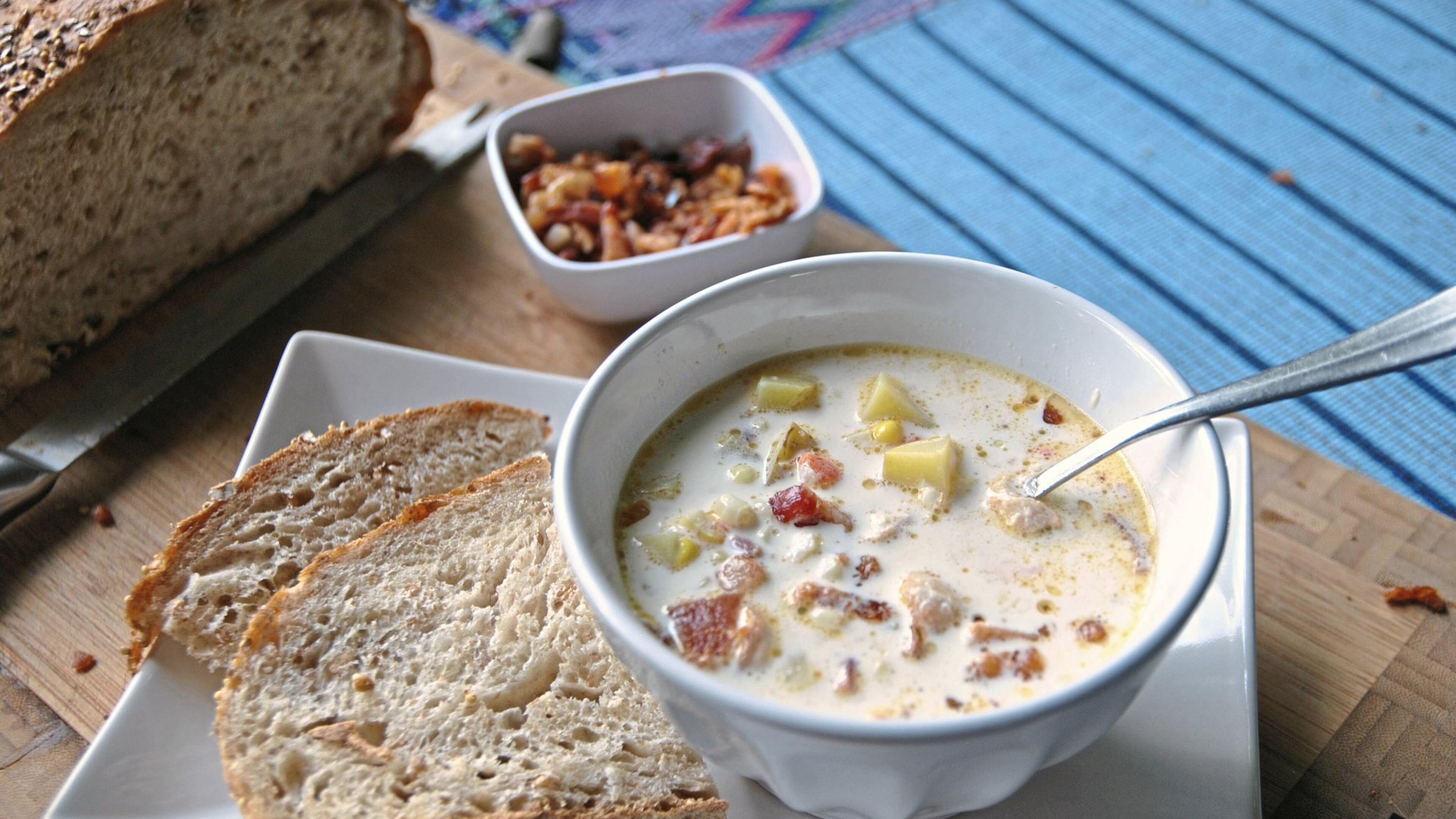 Creamy Corn Chowder. (Gretchen McKay/Pittsburgh Post-Gazette/TNS)