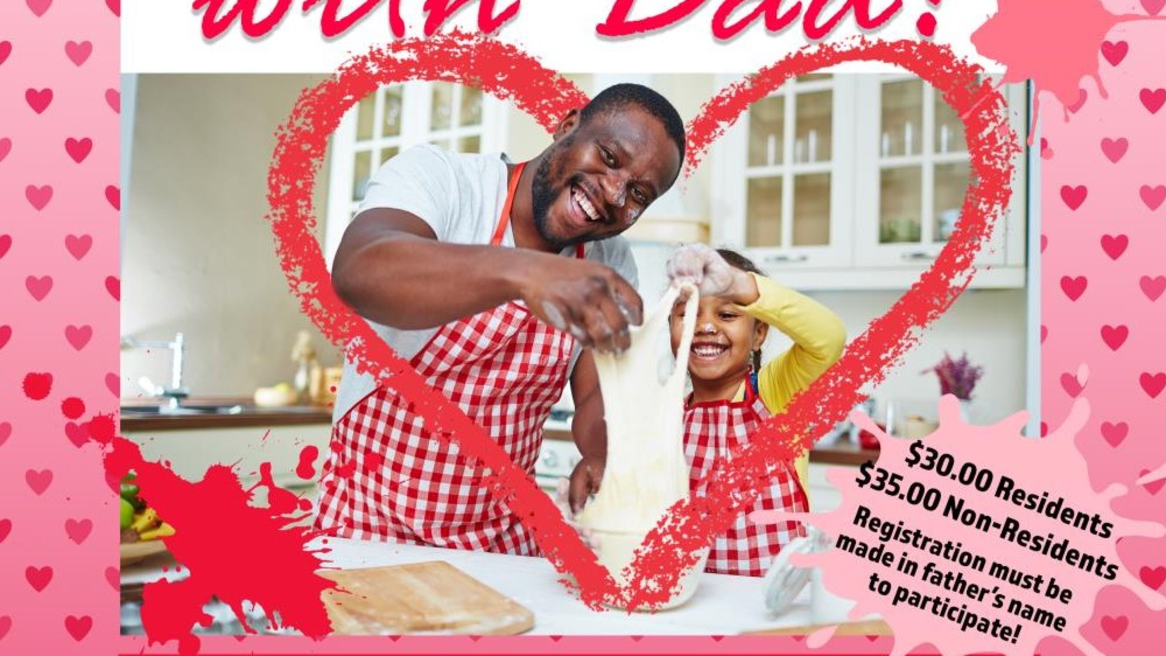 With registration required, "In the Kitchen with Dad" will take place at 9 a.m. Feb. 20 online at a cost of $30/resident and $35/nonresident. (Courtesy of Smyrna)