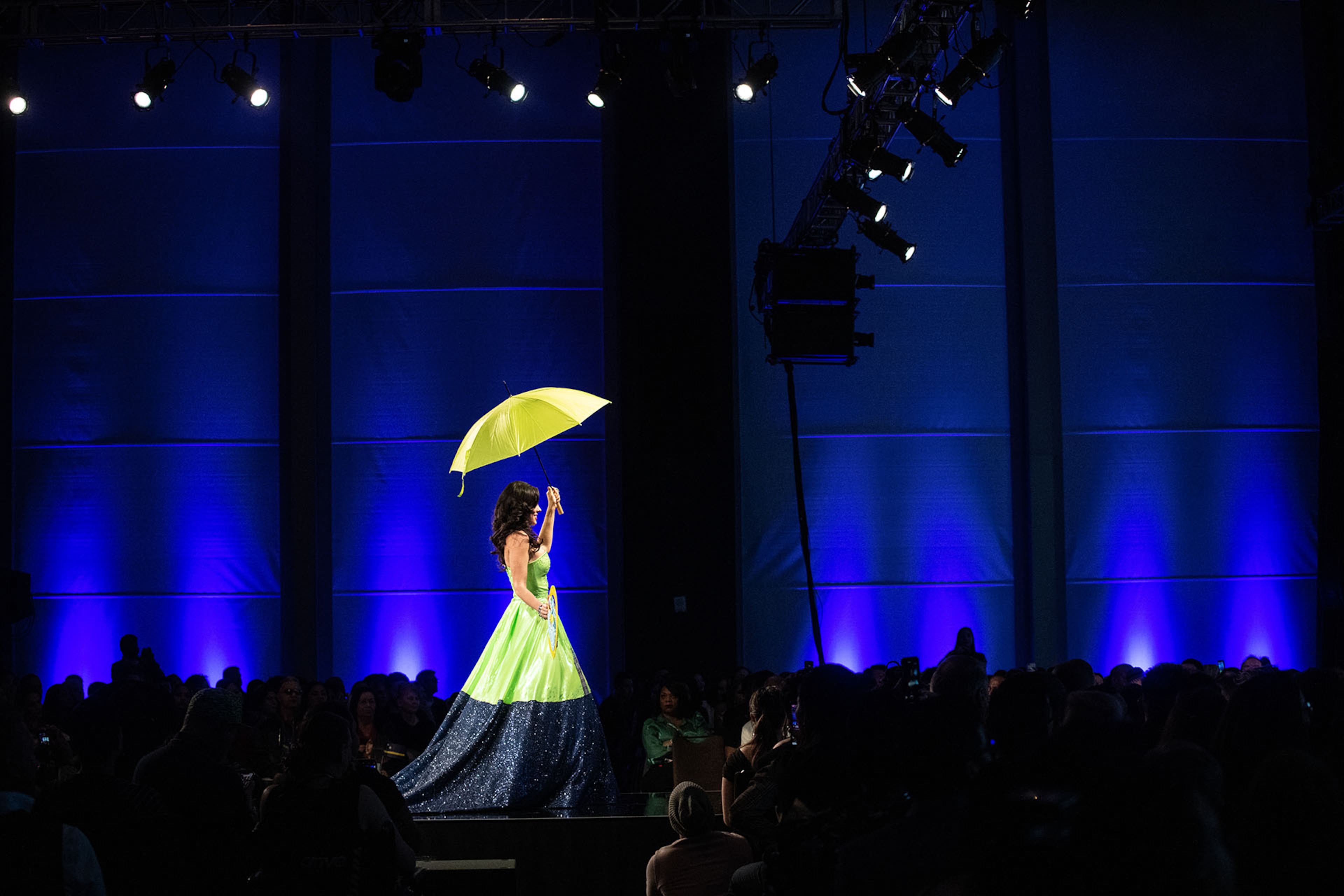120619 ATLANTAâ Miss Great Britain Emma Victoria Jenkins showcases her costume that represents her country at the Miss Universe Pageant National Costume Show in Atlanta, Ga Friday, Dec. 6, 2019.
PHOTO BY ELISSA BENZIE