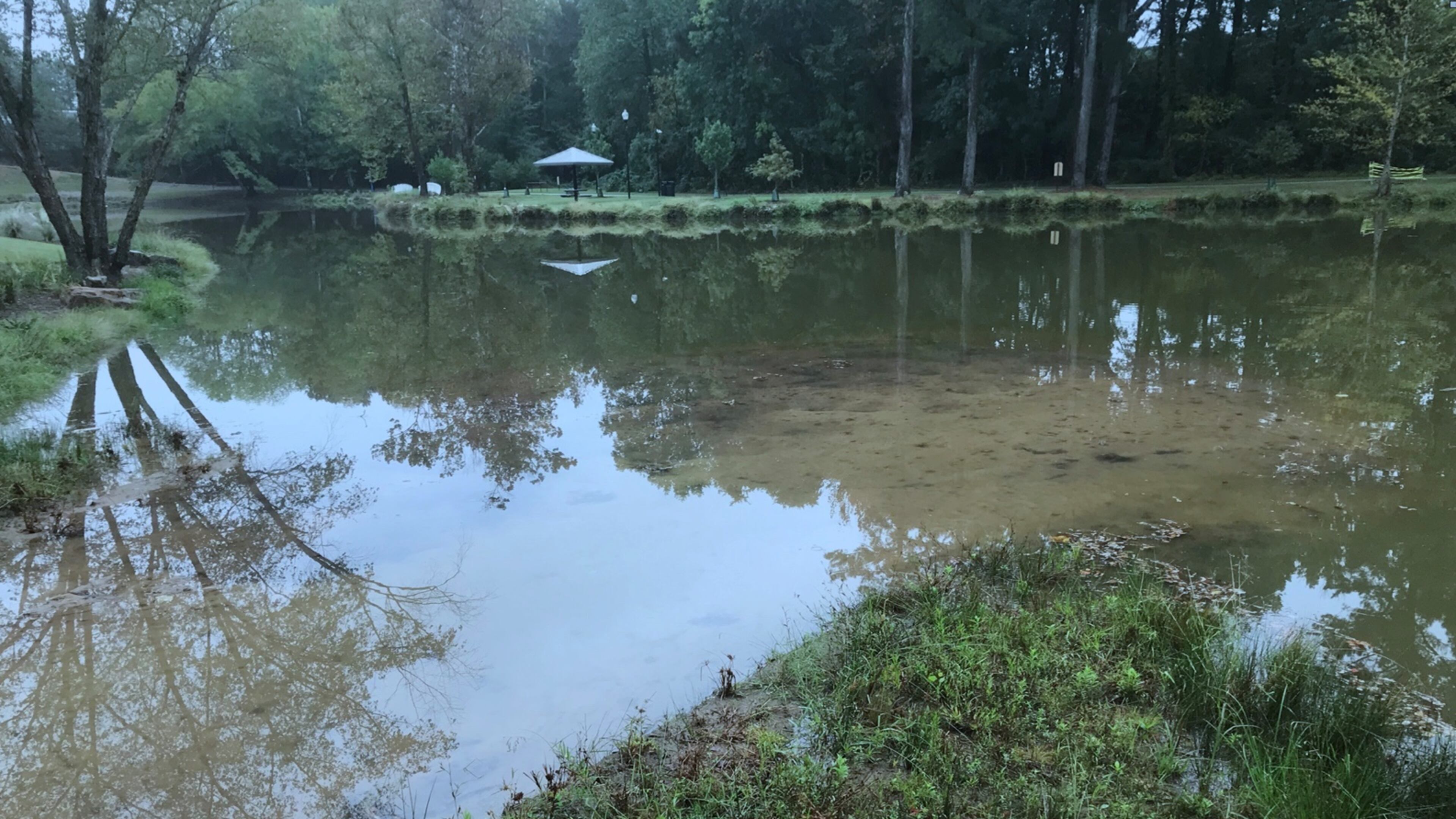 Norcross will be soliciting bids to dredge the Pinnacle Park pond. (Courtesy City of Norcross)