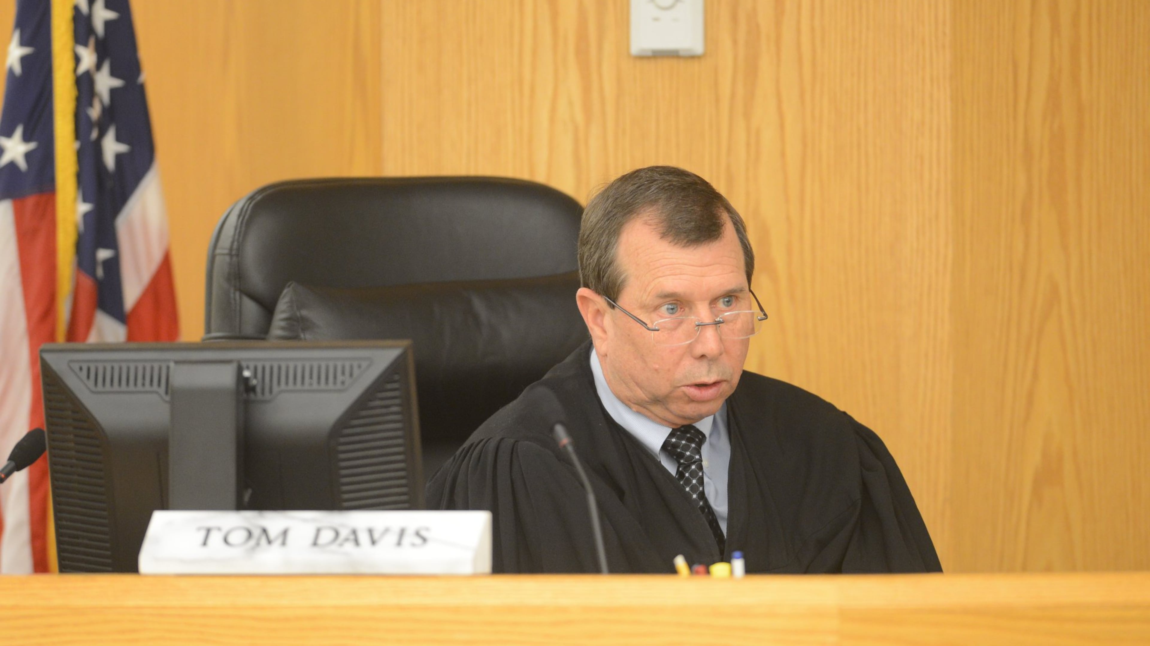 “I blame that on no one else,” said Gwinnett County Superior Court Judge Tom Davis, who had never filed a personal financial disclosure report, and had racked up $500 in late fees from 2011 to 2014 for overdue reports. KENT D. JOHNSON/KDJOHNSON@AJC.COM