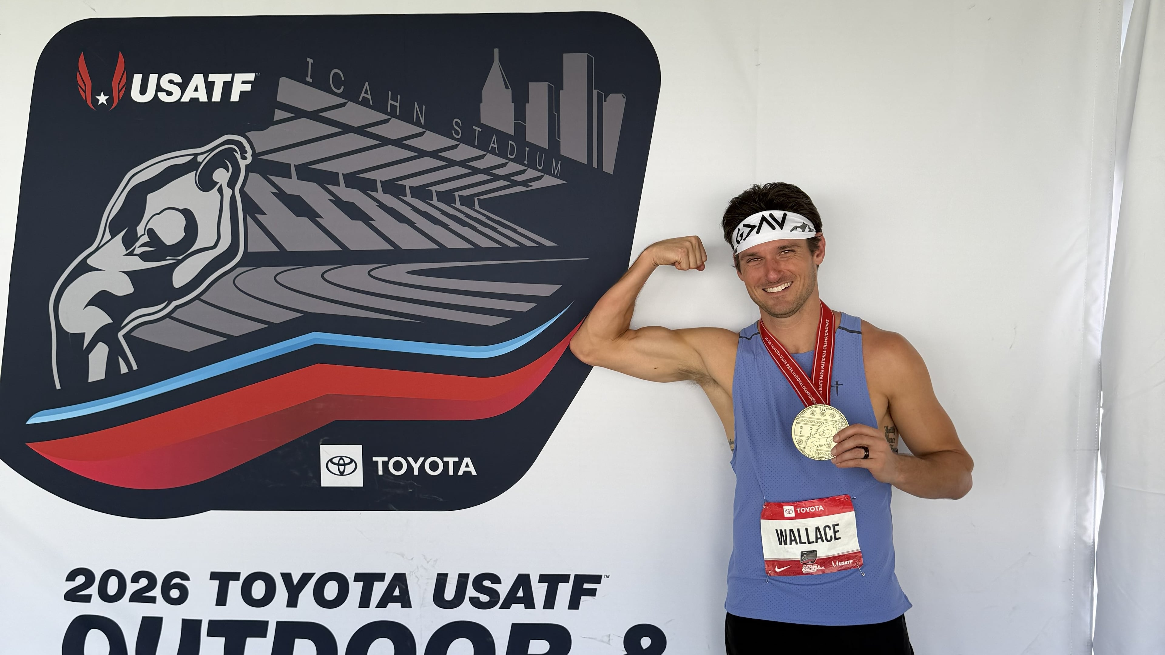 Georgia native Jarryd Wallace won first place in the ambulatory long jump at the 2026 USA Track & Field Outdoor and Para National Championships. (Courtesy of Jarryd Wallace)