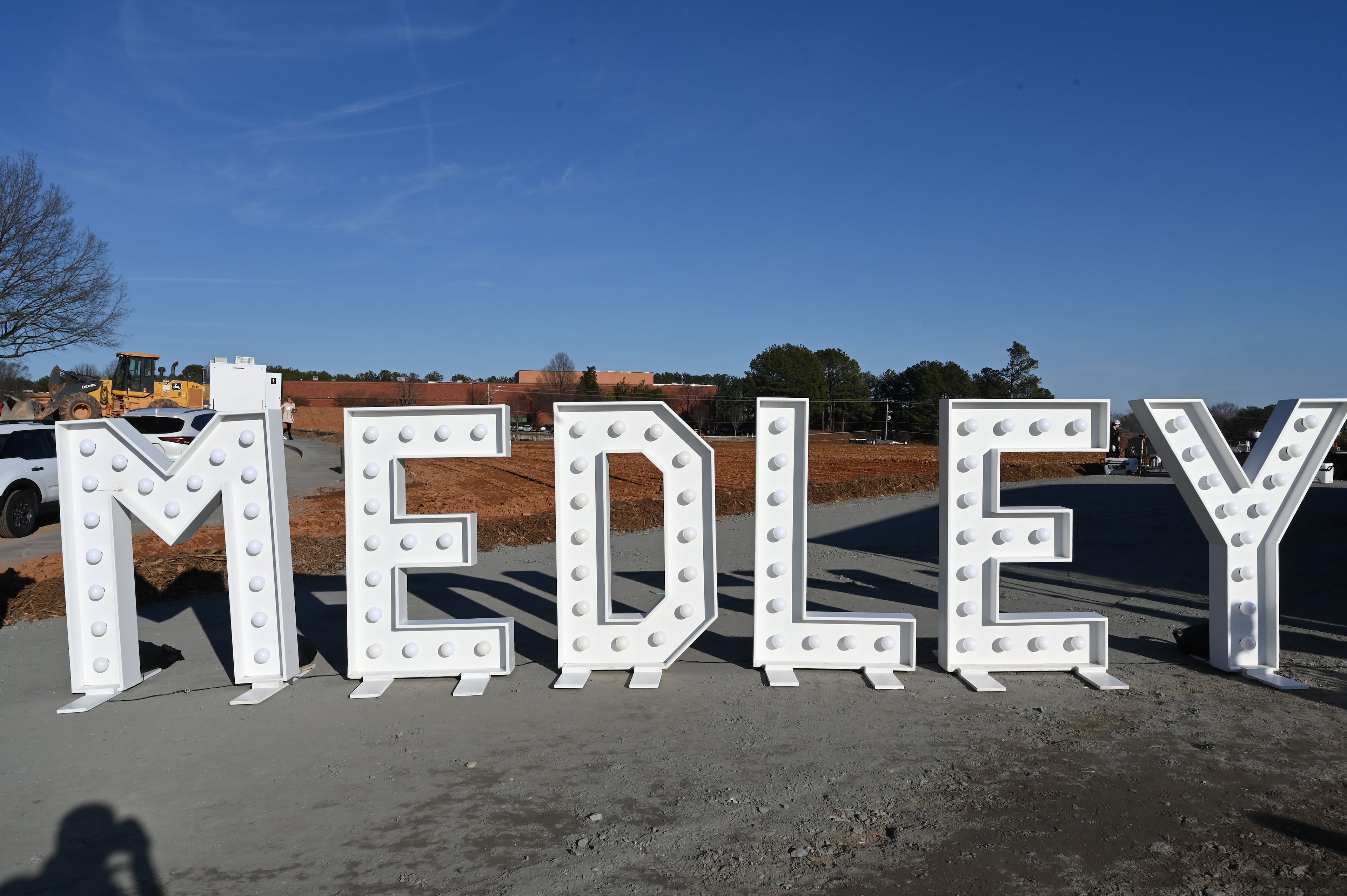 Photo shows the site of Medley, mixed-use development, Wednesday, January 15, 2025, in Johns Creek. The $560 million town center project aims to redefine suburban Johns Creek’s city center with a new hotel, office space, hundreds of housing units and a variety of shops and restaurants. (Hyosub Shin/AJC)