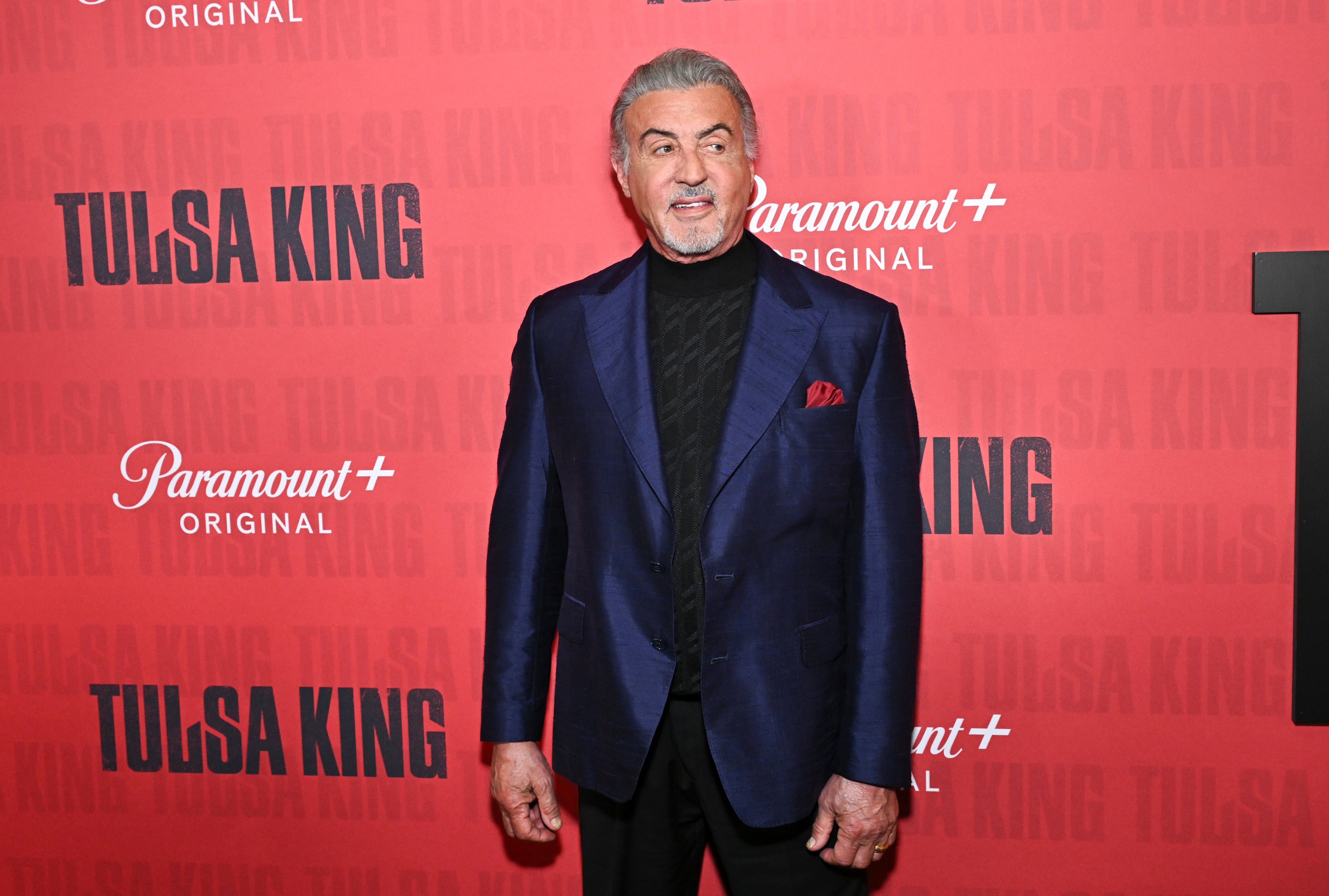 Sylvester Stallone attends the Paramount+ premiere for the third season of “Tulsa King” at the Langham Hotel on Tuesday, Sept. 16, 2025, in New York. (Evan Agostini/Invision/AP)