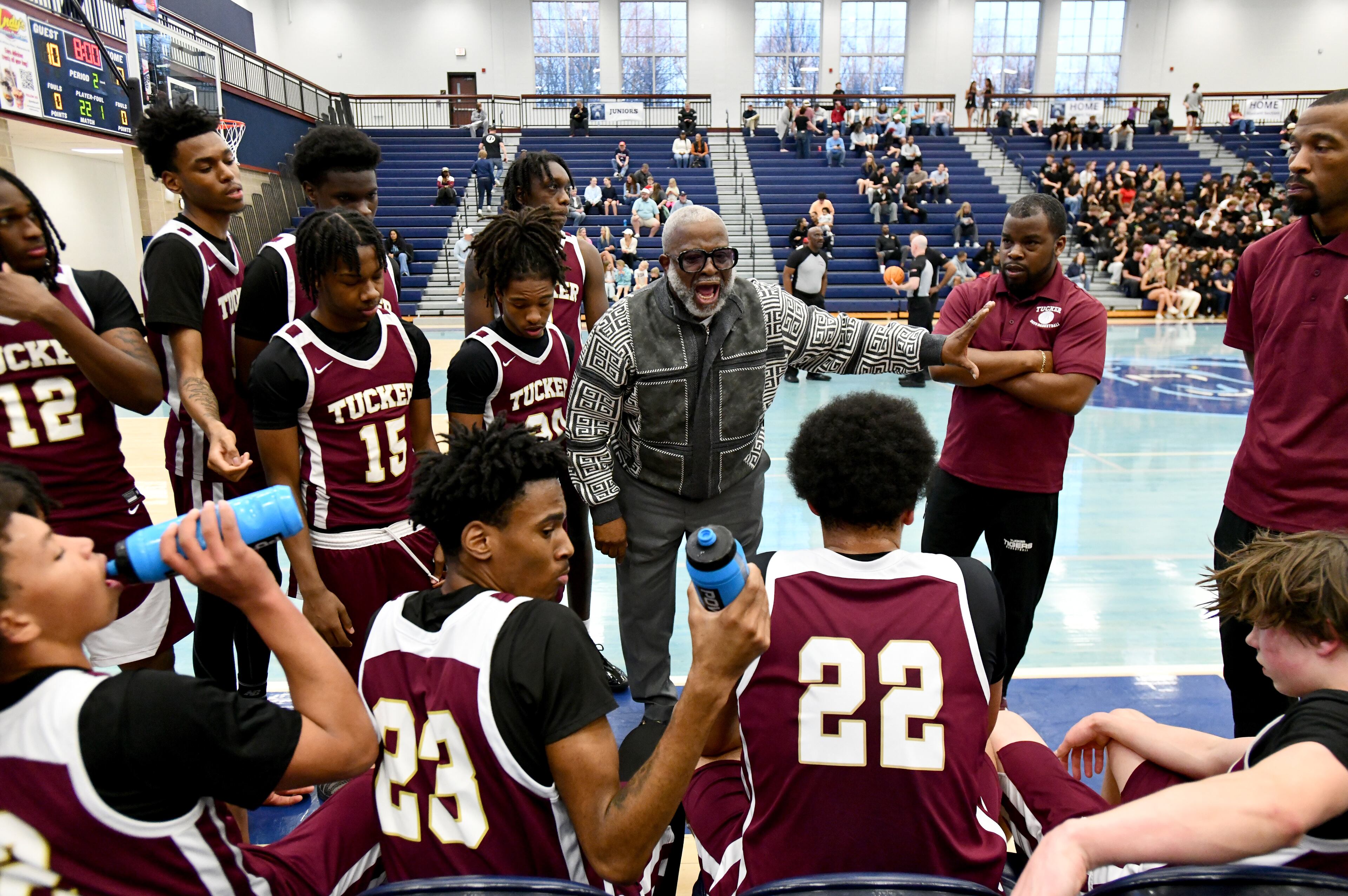 Tucker head coach James Hartry