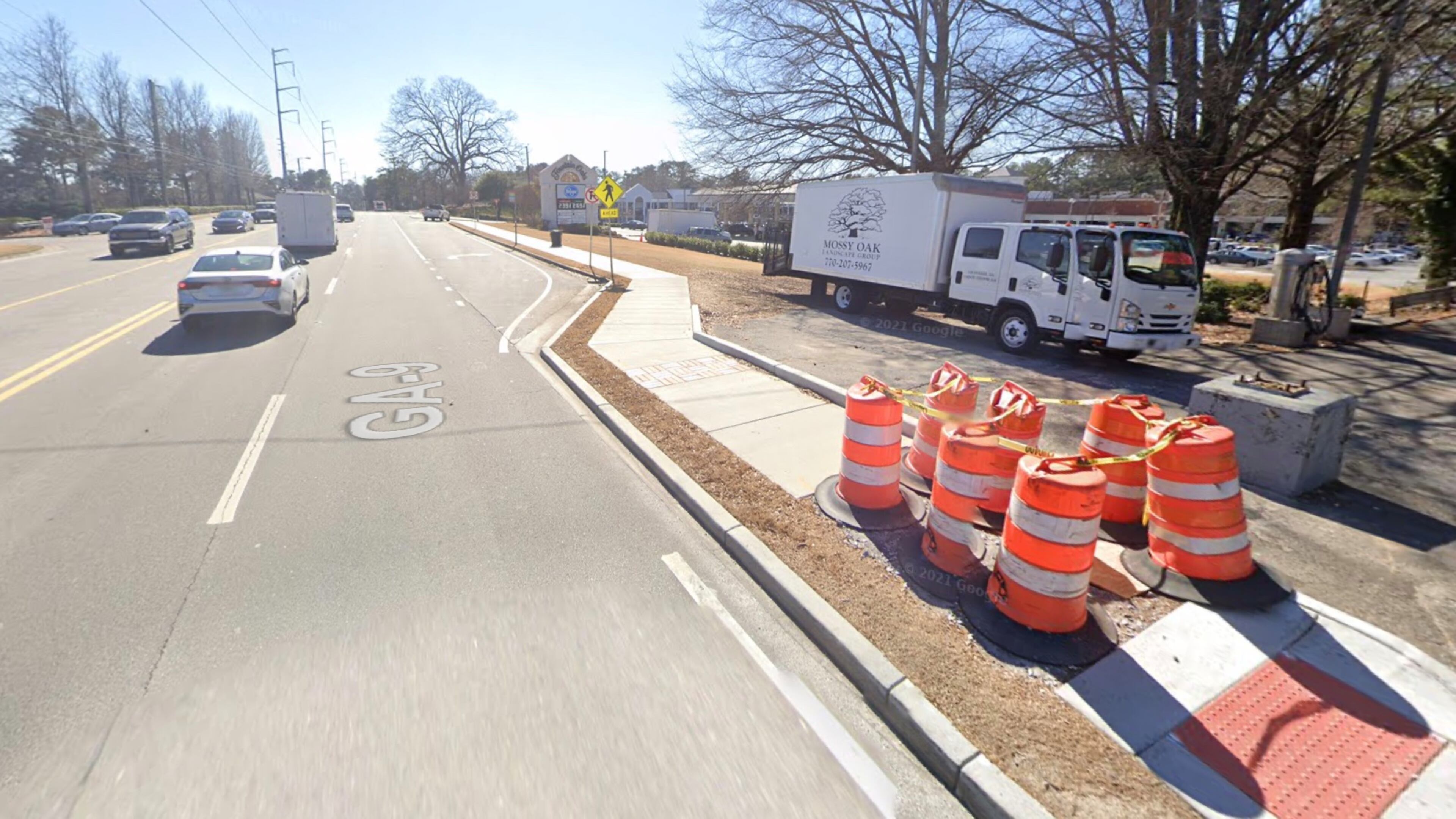 Sandy Springs has approved a change order totaling $49,575 for the engineering design services of the Roswell Road sidewalk project. (Google Maps)