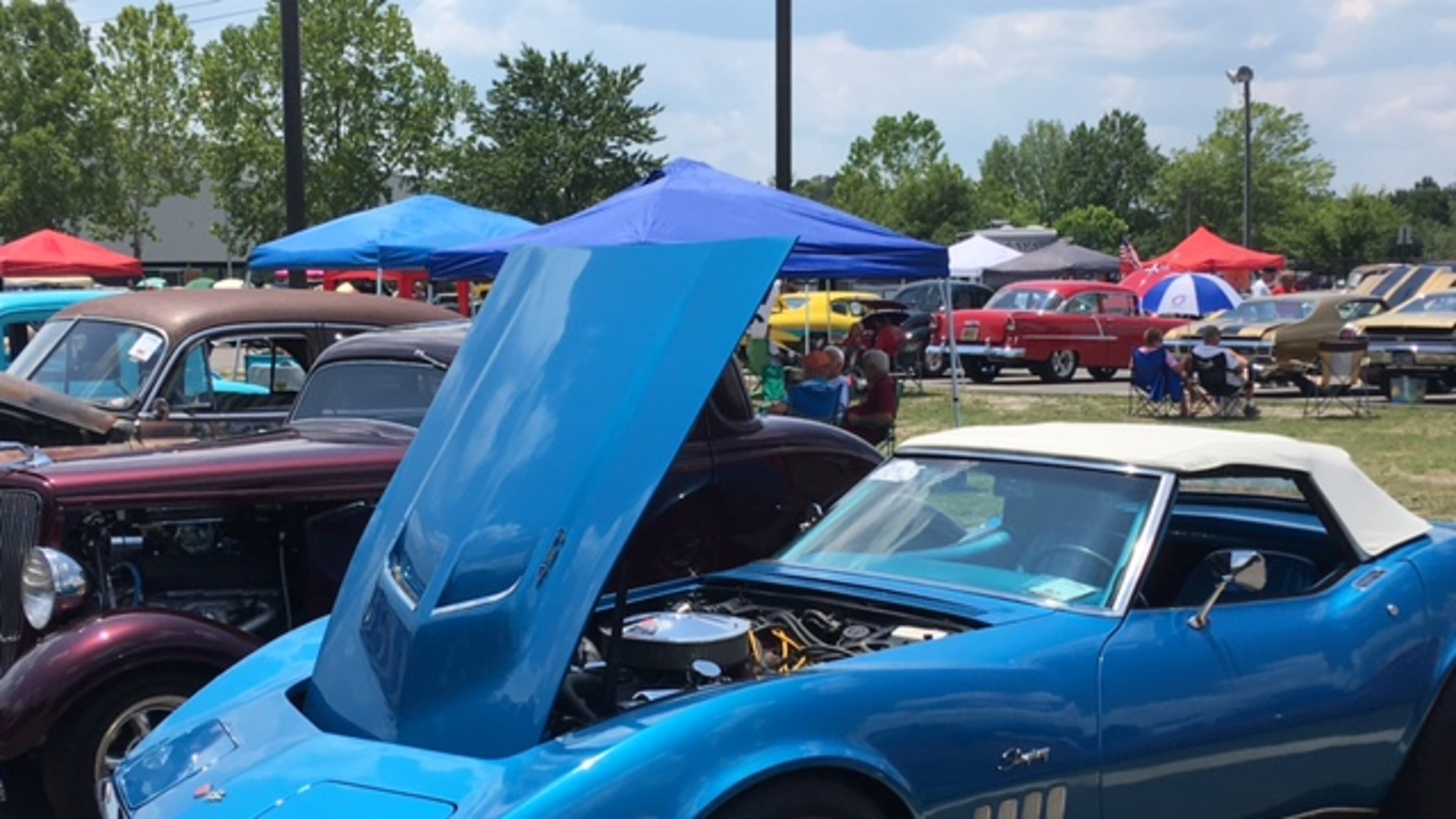 This beautiful Corvette was just one of the fantastic classic cars at the Creepers Fun Run in Marietta on June 11. TODD C. DUNCAN / AJC