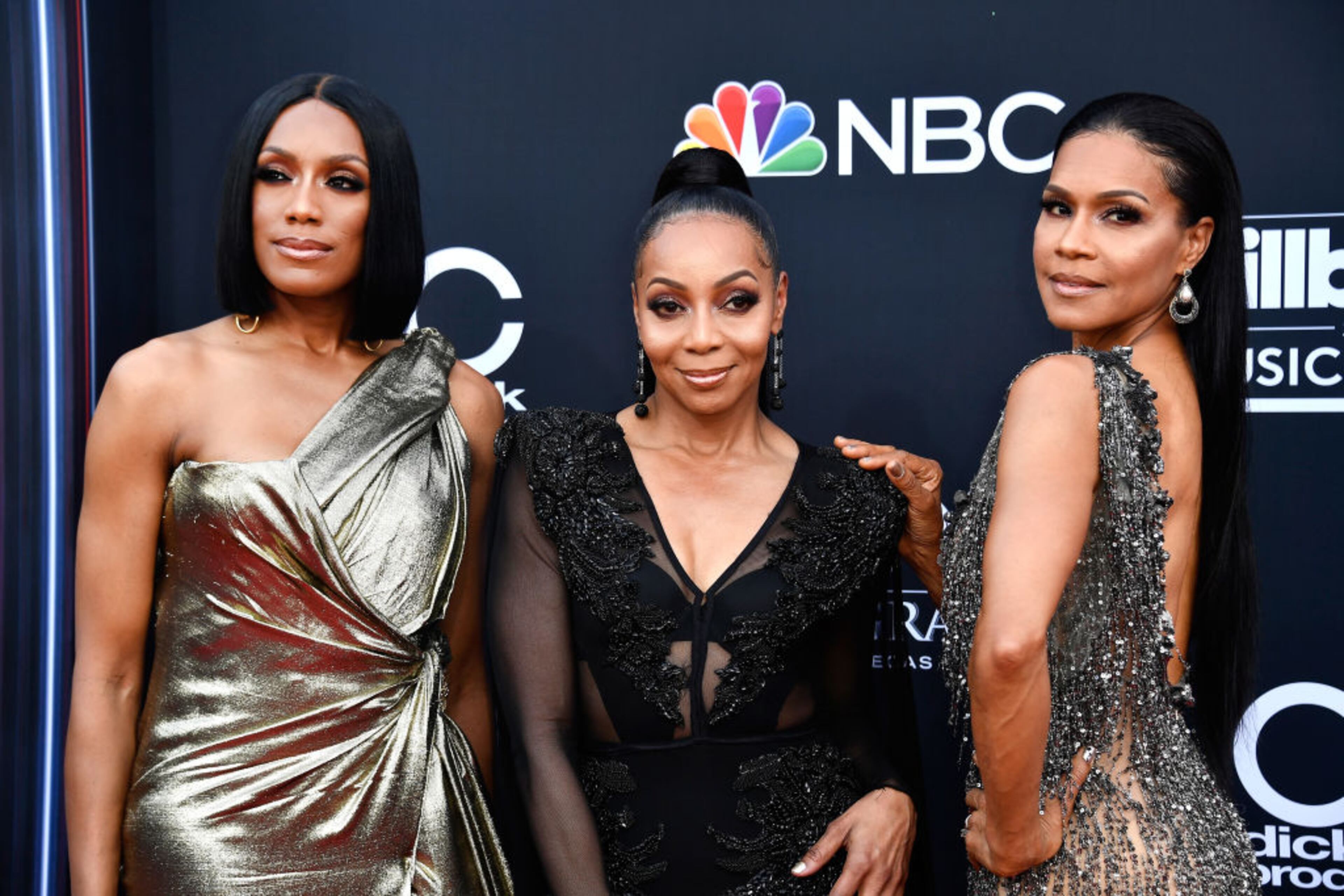 LAS VEGAS, NV - MAY 20: (L-R) Recording artists Rhona Bennett, Terry Ellis, and Cindy Herron of musical group En Vogue attend the 2018 Billboard Music Awards at MGM Grand Garden Arena on May 20, 2018 in Las Vegas, Nevada. (Photo by Frazer Harrison/Getty Images)