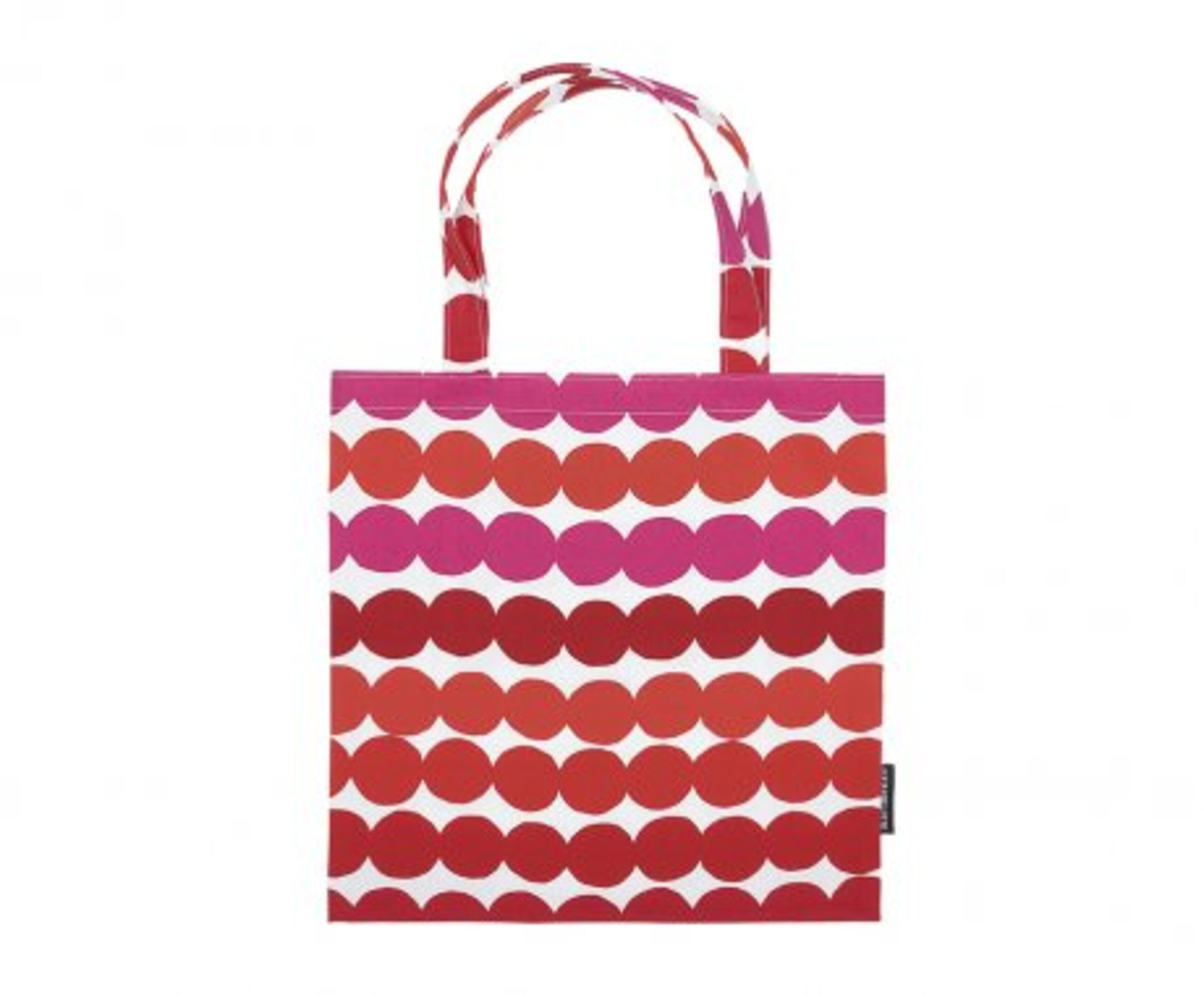 The Marimekko Lissu Räsymatto bag costs $38.50 . Purchase one now through December 31 and 10% of sale proceeds will benefit the Breast Cancer Research Foundation with Marimekko guaranteeing a donation of $10,000. The bag is available at us.marimekko.com.
