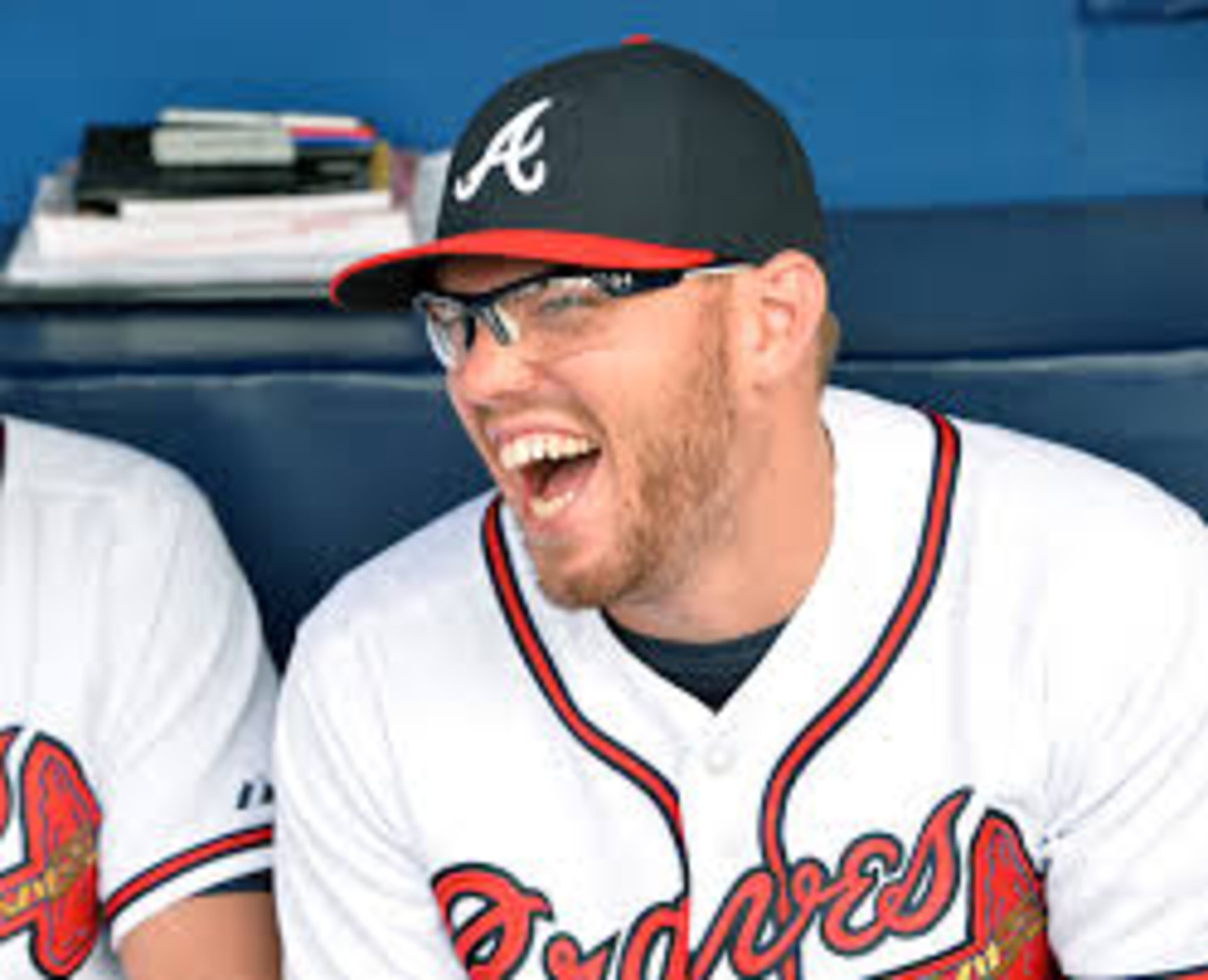 Two-time All-Star Freddie Freeman has become the face of the current Braves, and for most of his tenure it's been a smiling, ebullient face. (Hyosub Shin/AJC file photo)
