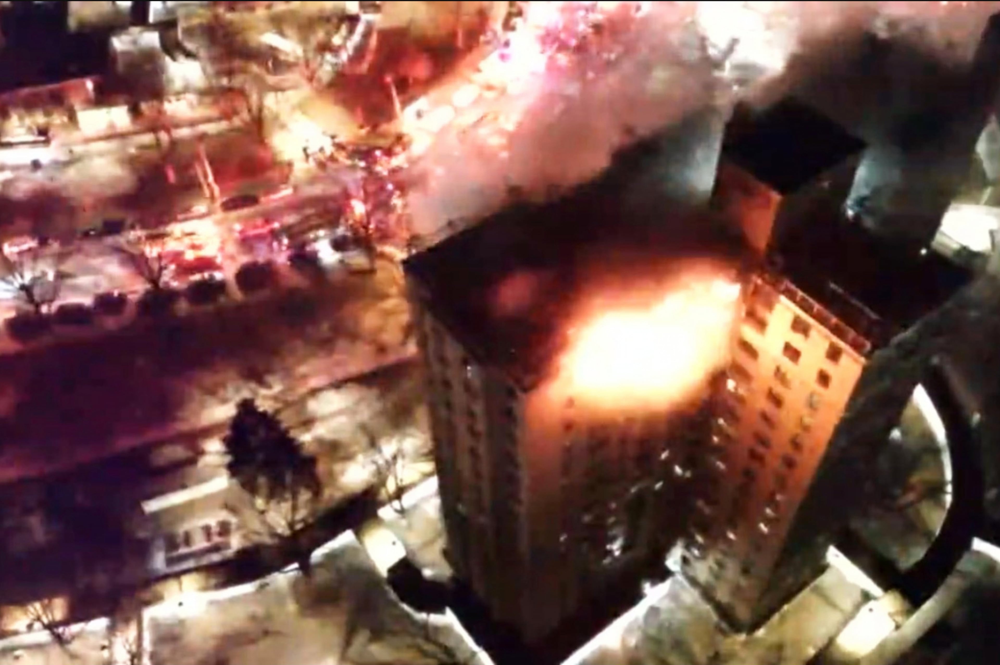 New York High Rise Fire