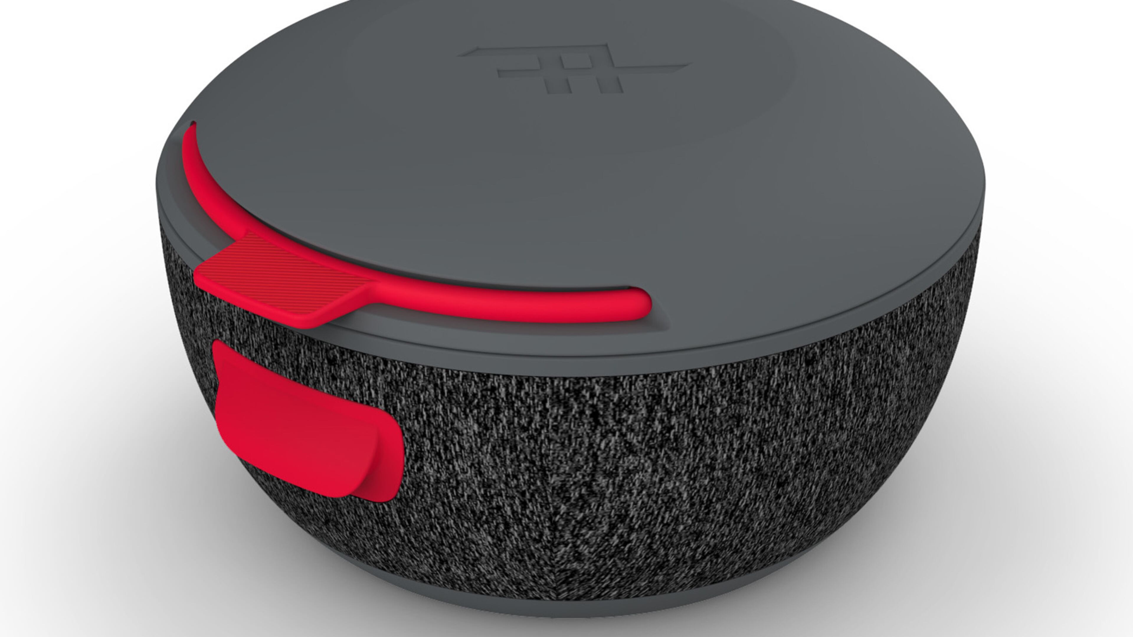The IFrogz Cocoon earbud charging case is shaped and sized similar to a hockey puck and built with a 580 mAh rechargeable battery, good for about five earbud charges. (Handout/TNS)