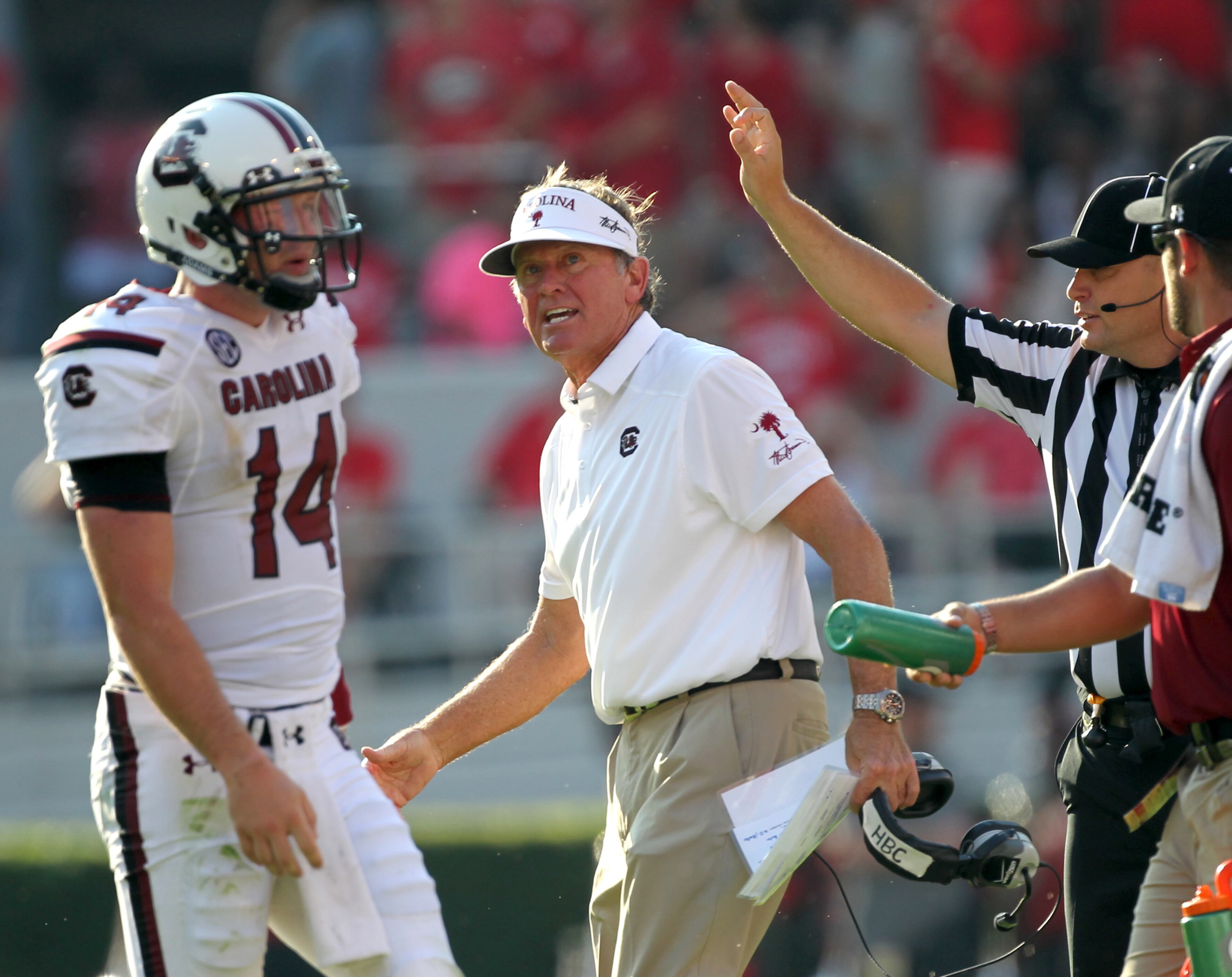 Your team beat Steve Spurrier and South Carolina this season.