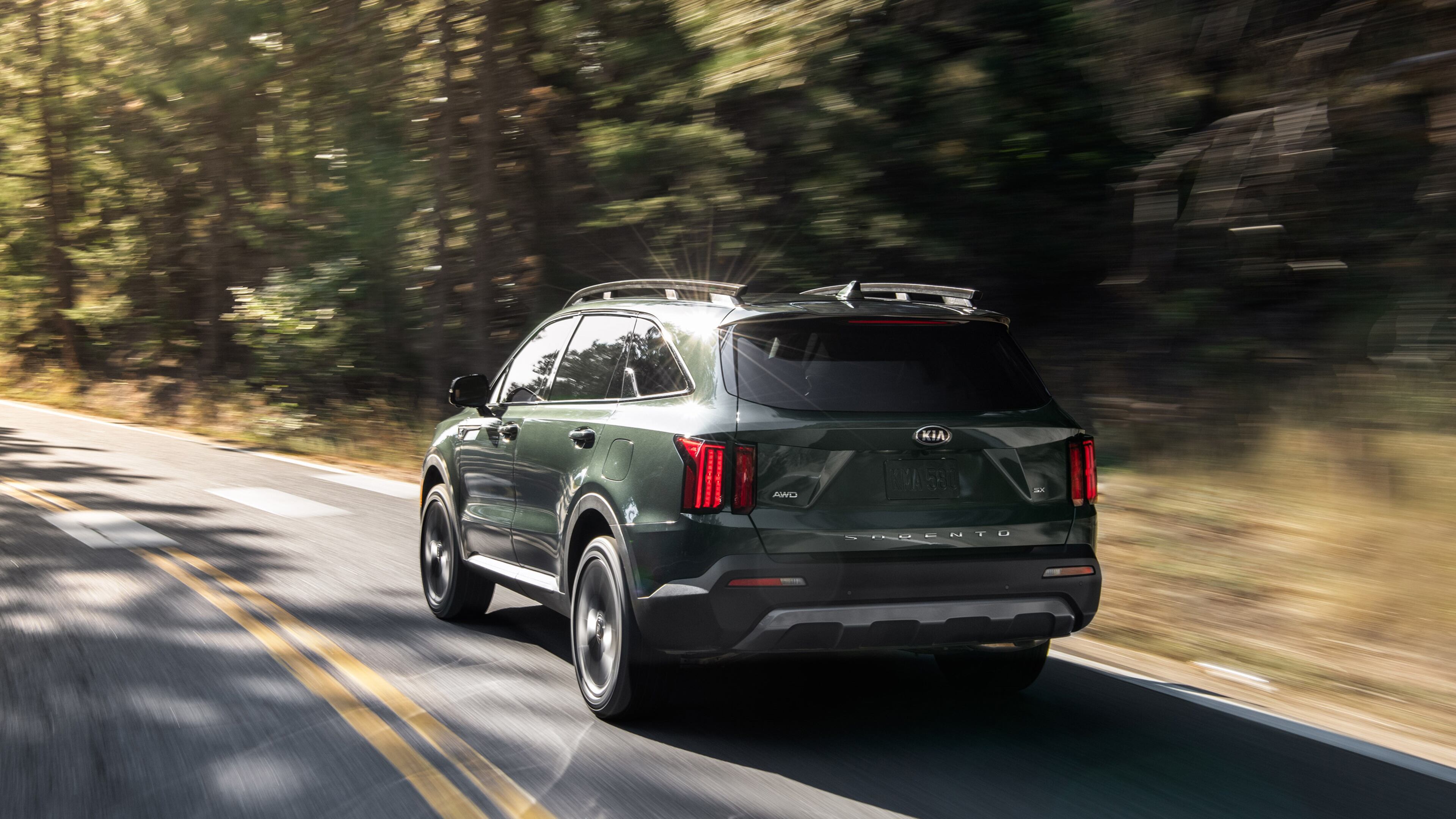 A Kia Sorrento, like those made in West Point, on the road. (Kia/TNS)