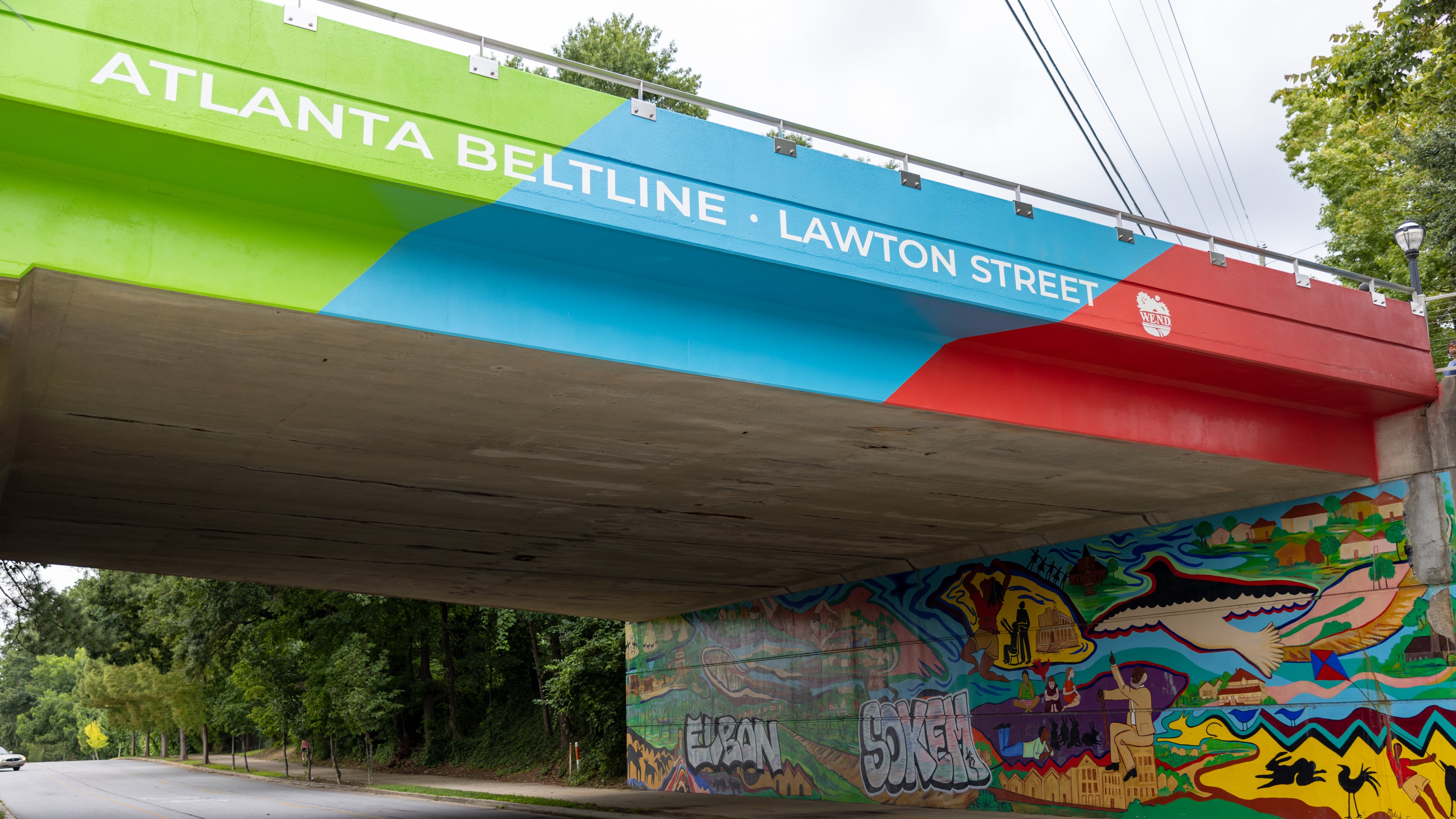 West End Remembers mural at Atlanta Beltline Westside Trail on August 21, 2022