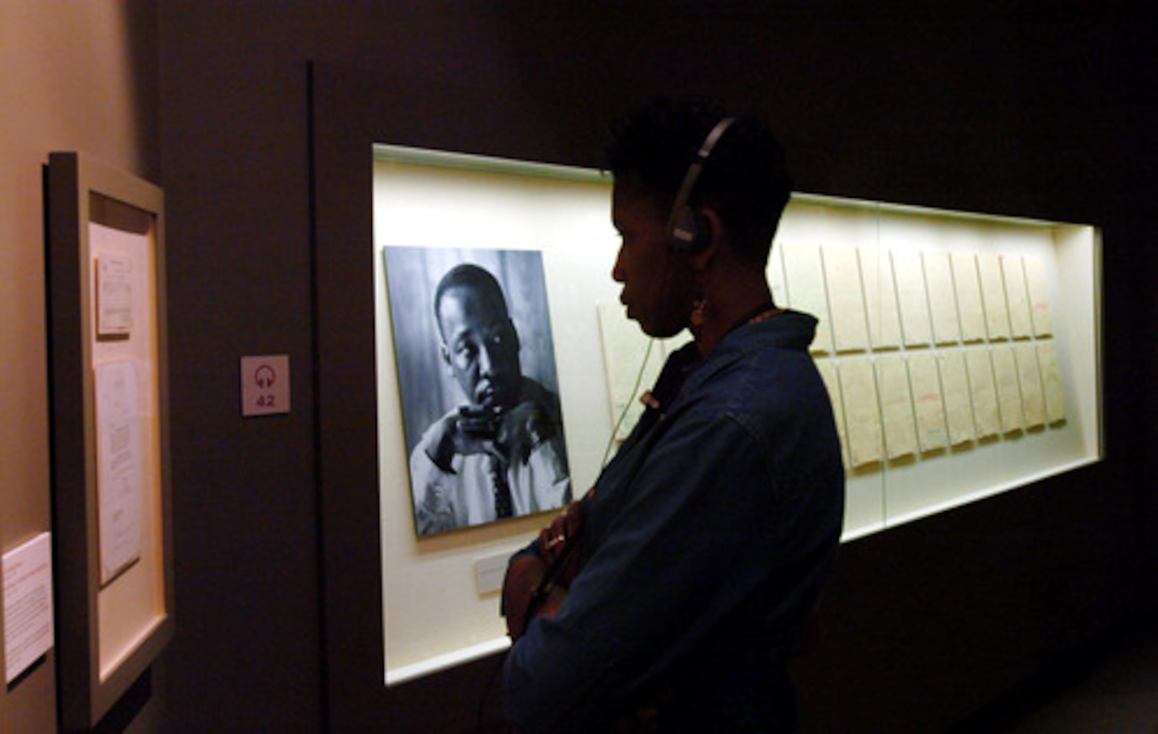 The Atlanta History Center exhibited a moving display of the Martin Luther King Jr. papers that had been acquired by Morehouse College.