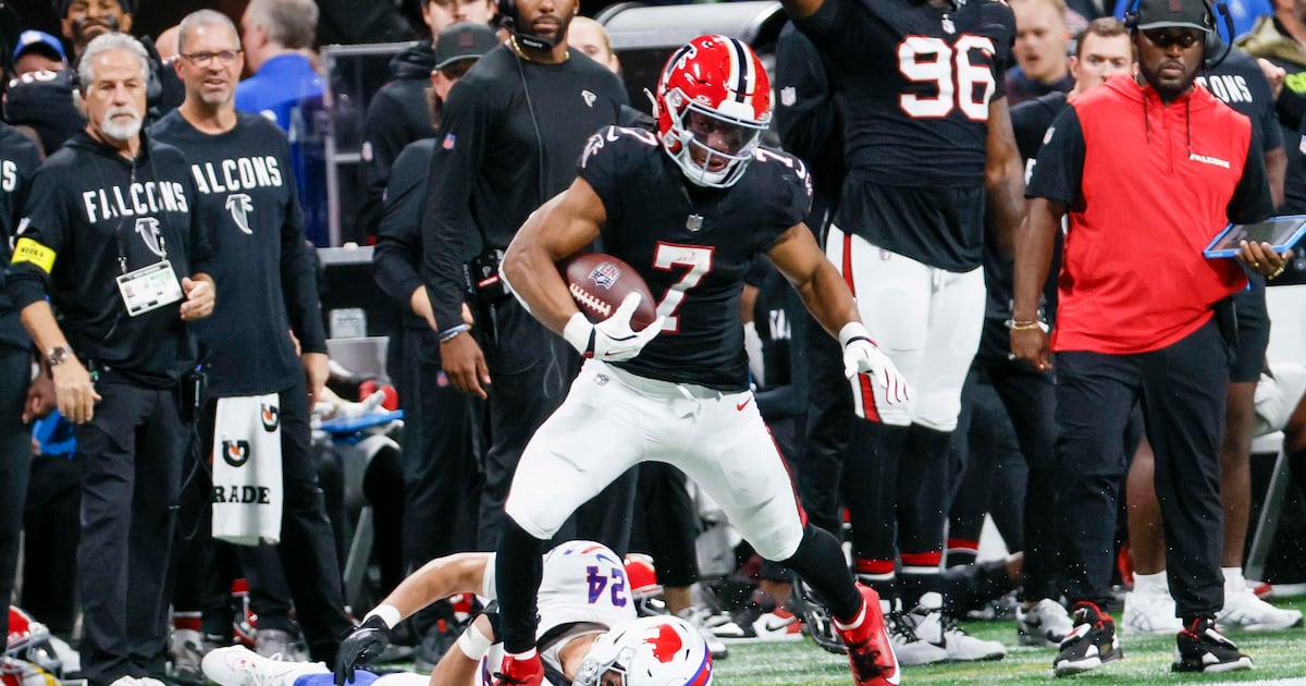 B.jan R Bijan Robinson praised as one of Atlanta’s most admirable athletes