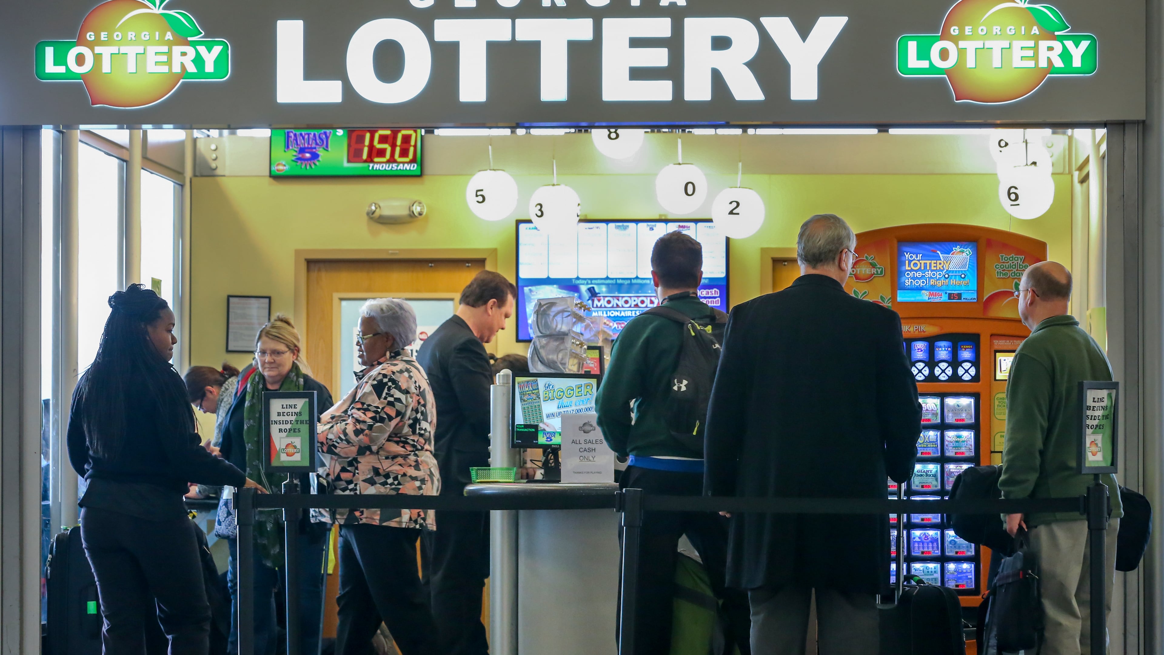 Three Georgia Lottery players won $1 million each to kick off 2026. (AJC File)