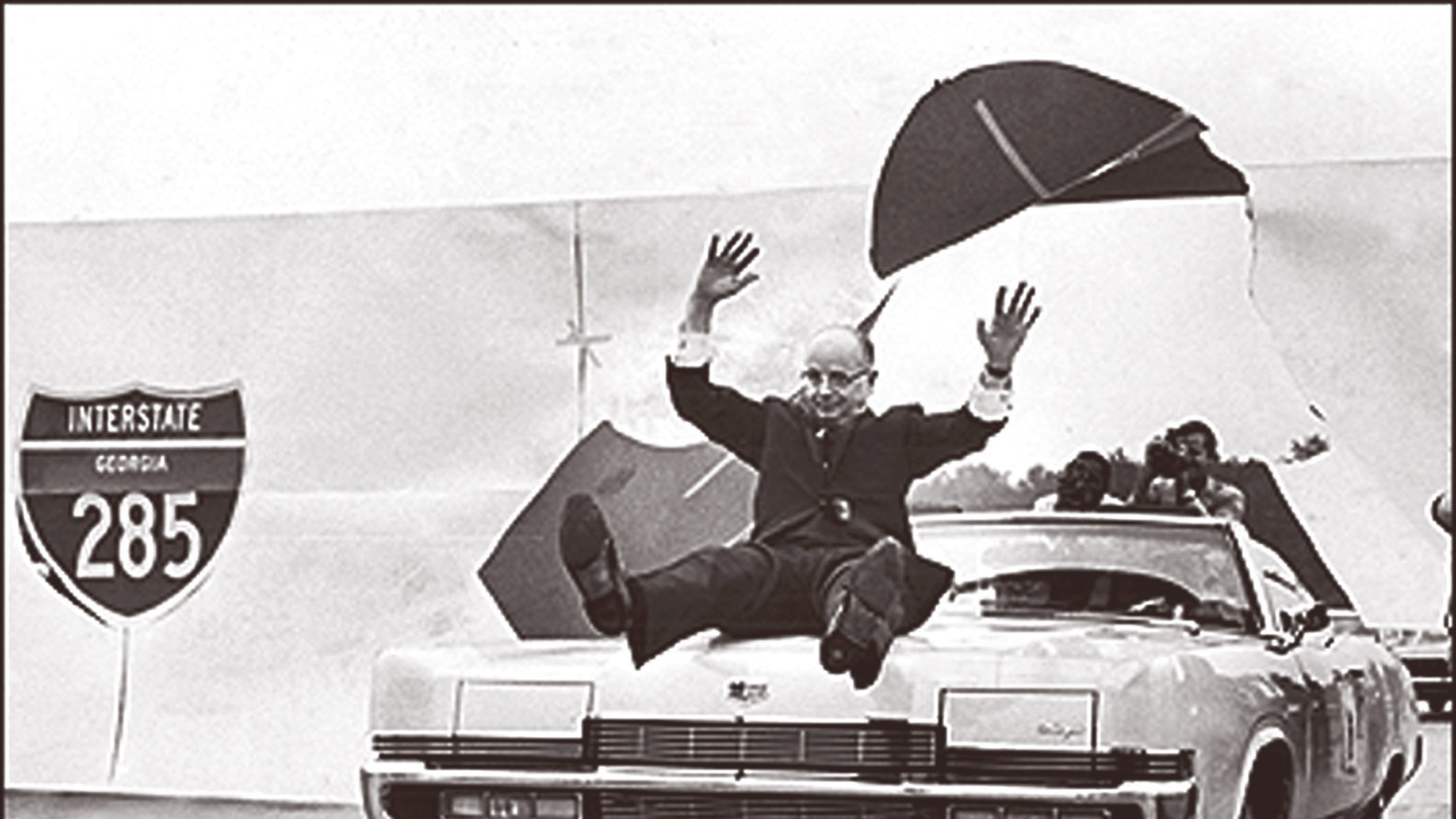 Gov. Lester Maddox was present at the official opening of Atlanta's perimeter highway, I-285, in October 1969.
