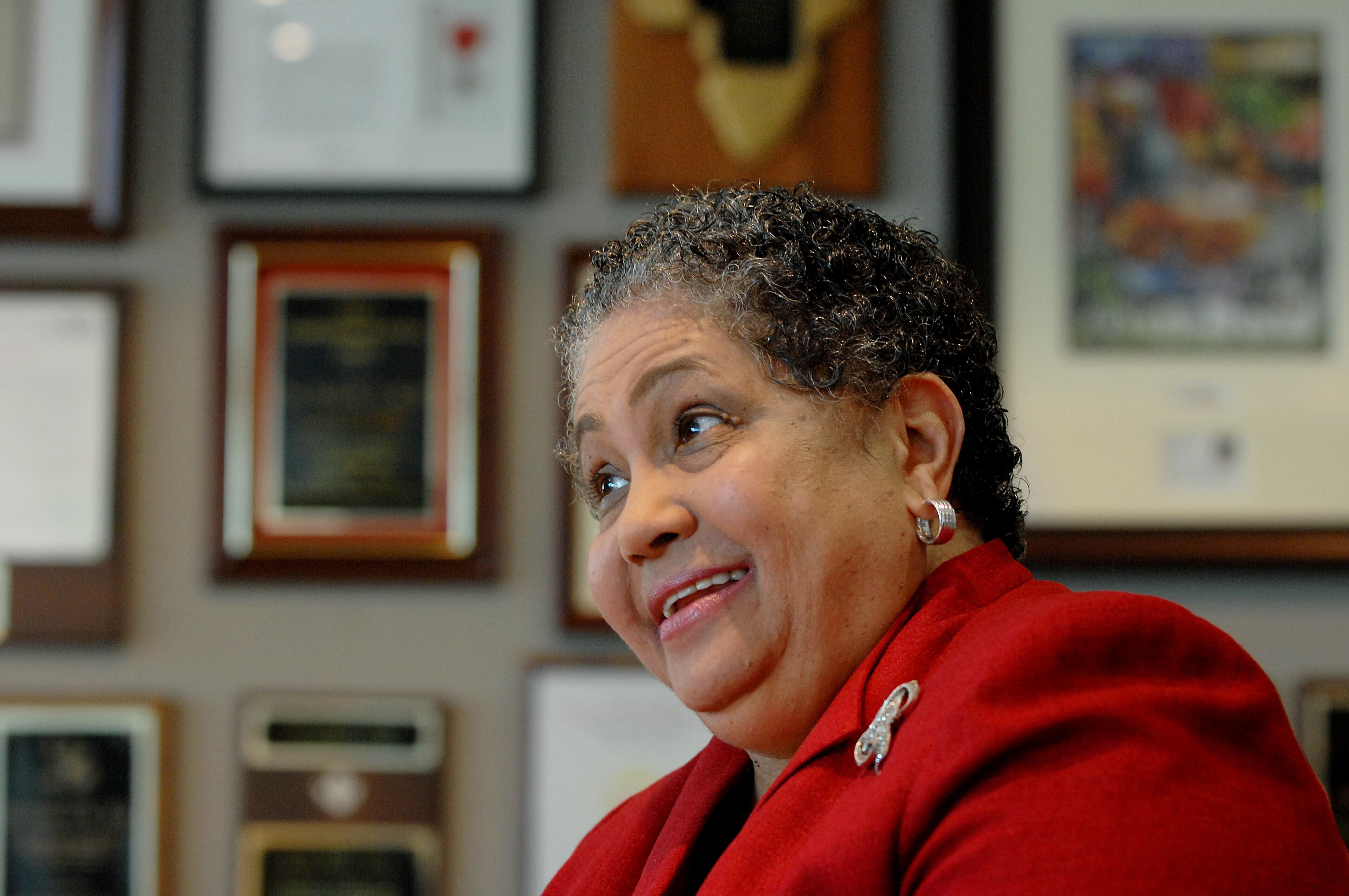 Atlanta public schools Superintendent Beverly L. Hall photographed in her office in 2007. Joey Ivanso/AJC file