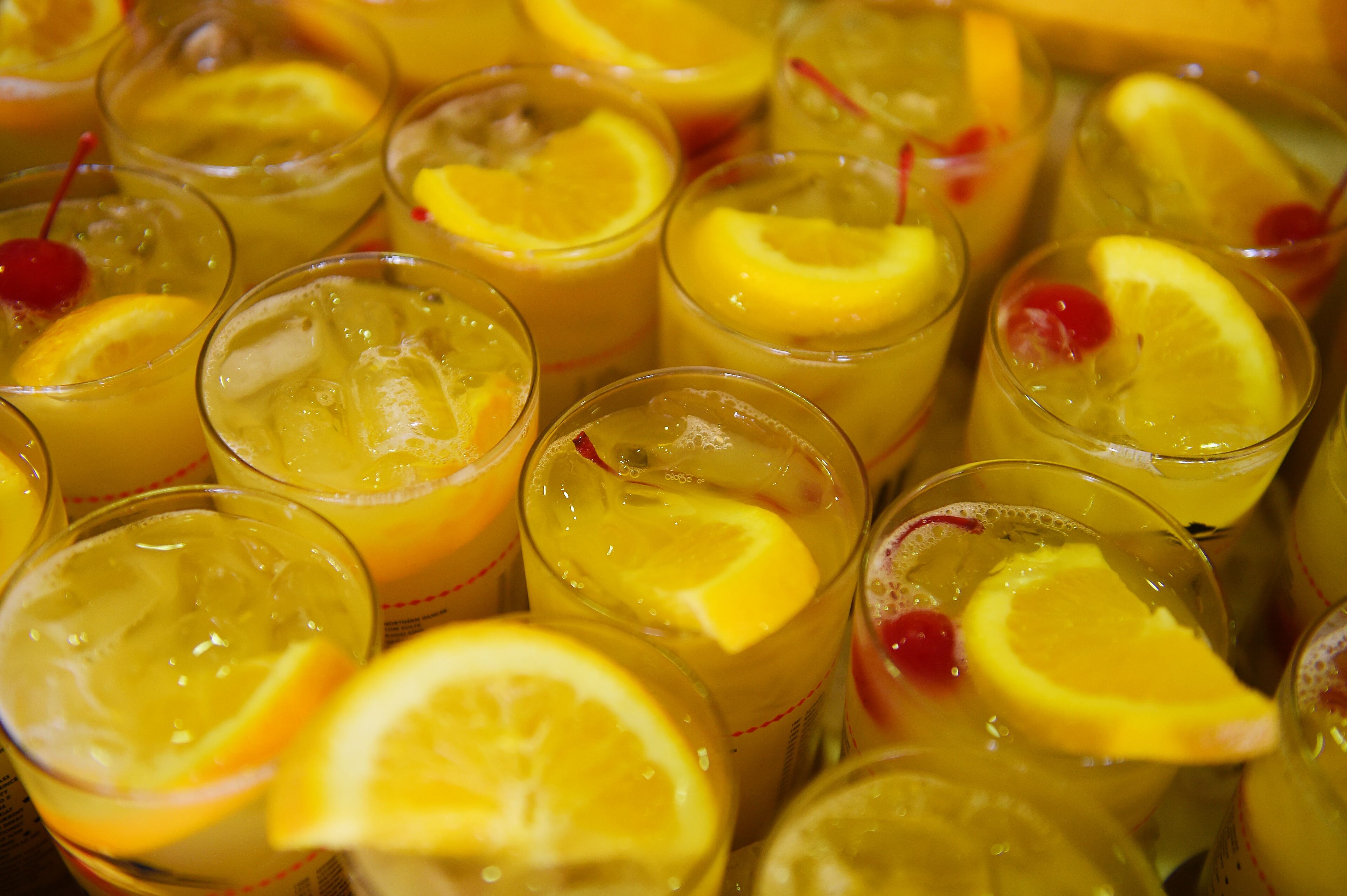 BALTIMORE, MD - MAY 17: Black-Eyed Susans, the official drink of the preakness, are offered for sale prior to the 139th running of the Preakness Stakes at Pimlico Race Course on May 17, 2014 in Baltimore, Maryland. (Photo by Patrick Smith/Getty Images)